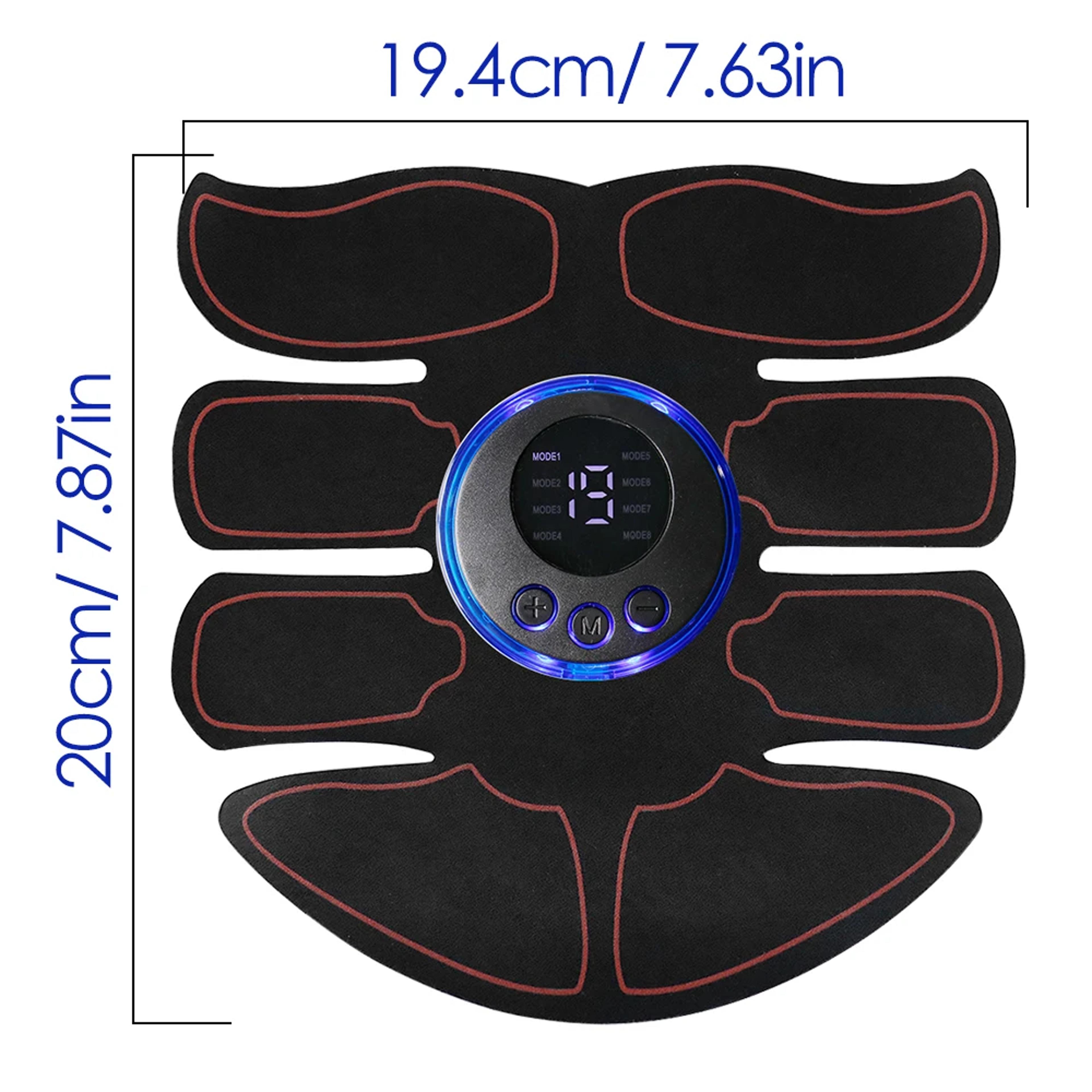 EMS Wireless Muscle Stimulator 8 Modes Fitness Trainer ABS Abdominal Electric Weight Loss Body Slim 4