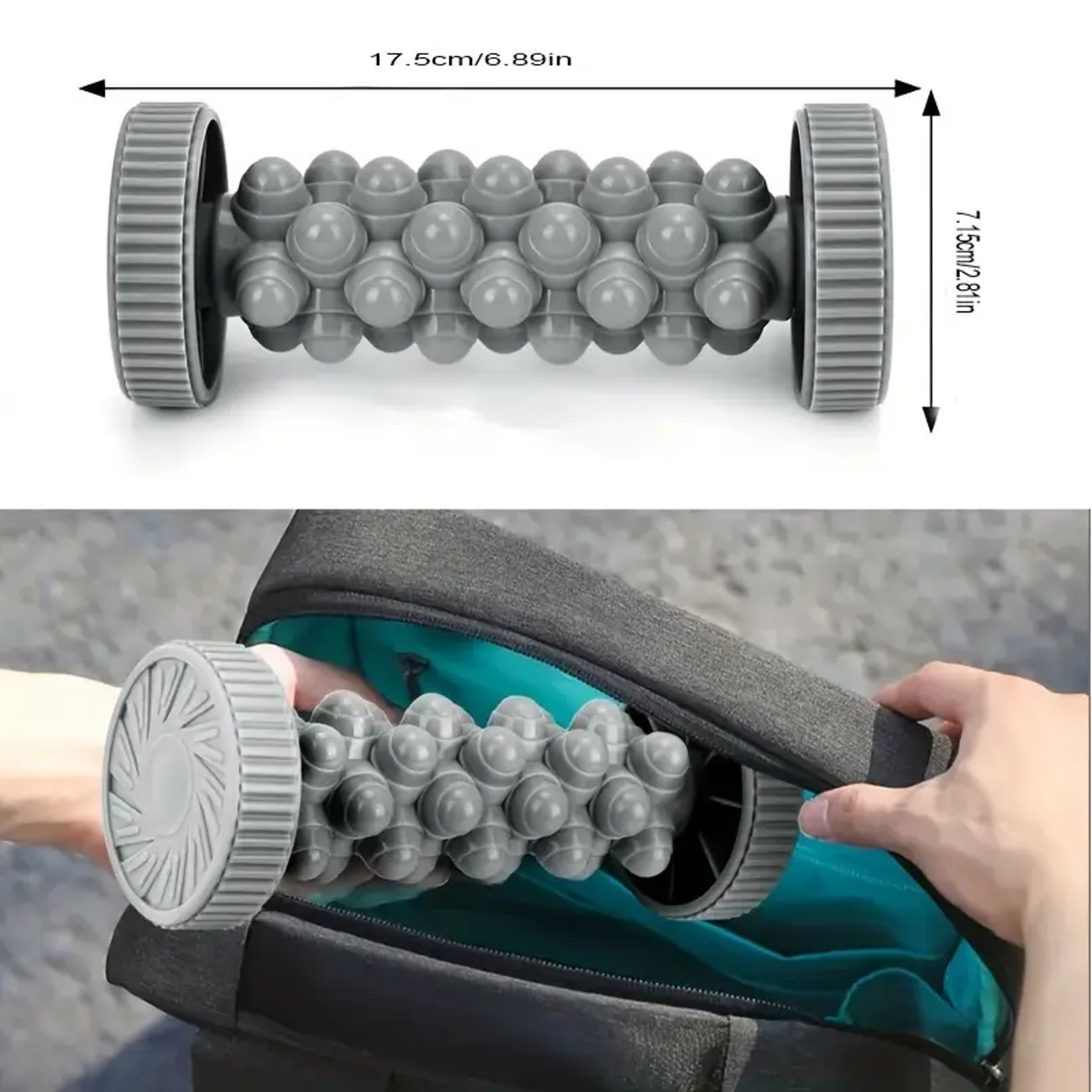 Plantar Fascia Roller Foot Massager Yoga Massage Ball Muscle Relaxation Tool Plastic Manual Foot Ca 3
