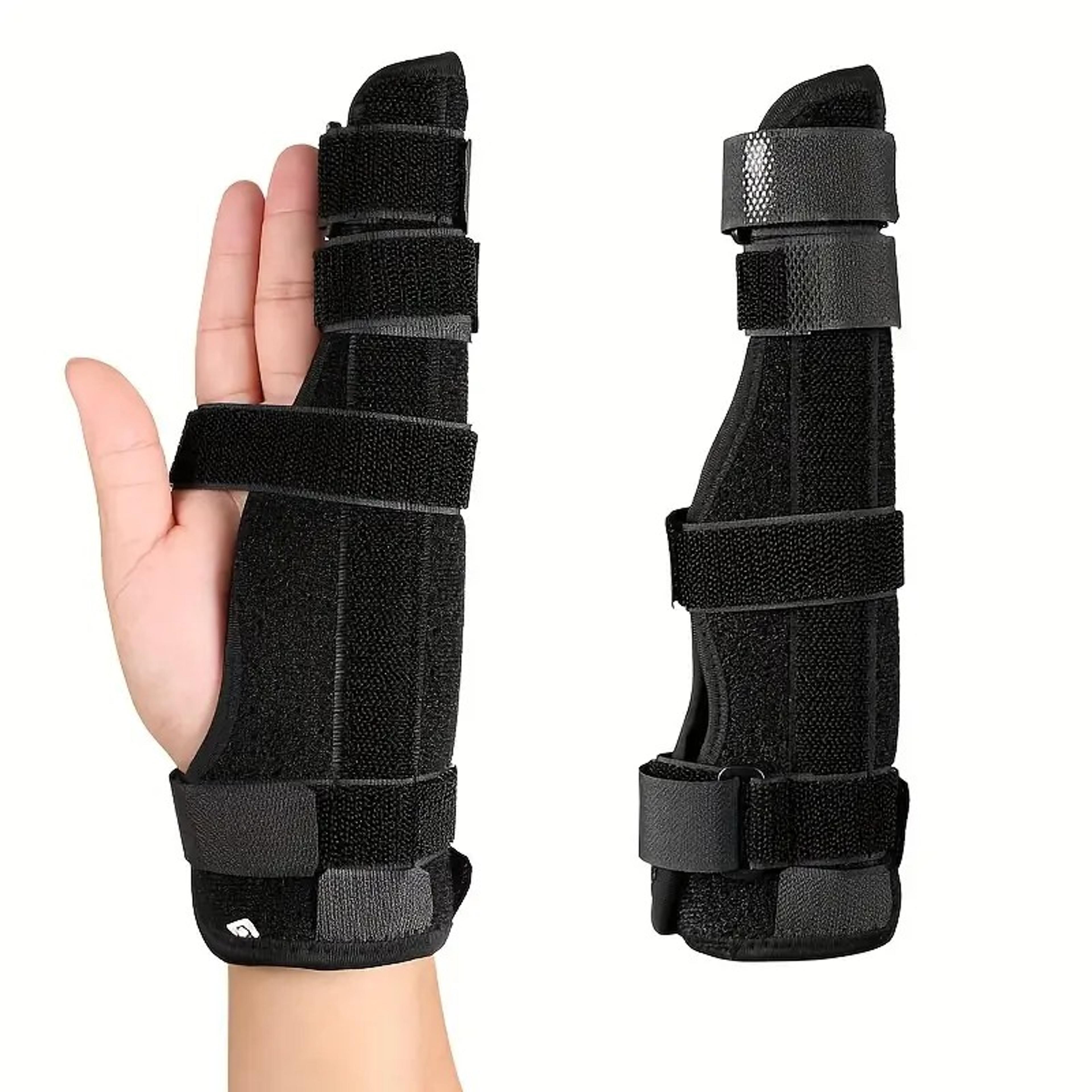 Adjustable Hand Brace Boxer Finger Splint Right Or Left Support For Pinky Ring Middle Metacarpals K 0