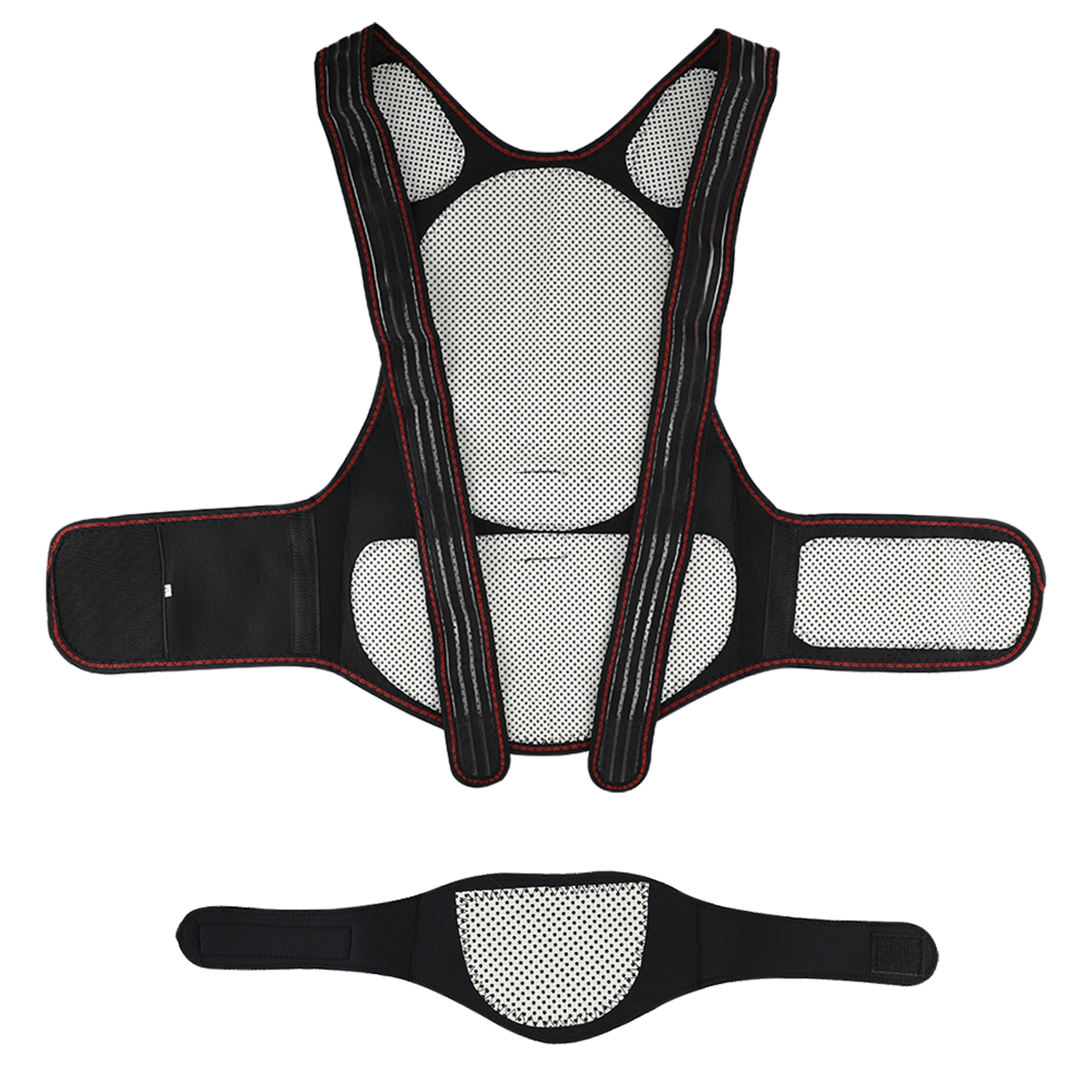Self Heating Lumbar Pad Magnetic Back Heated Vest Posture Corrector Waist Brace Corset For Back Sho 1