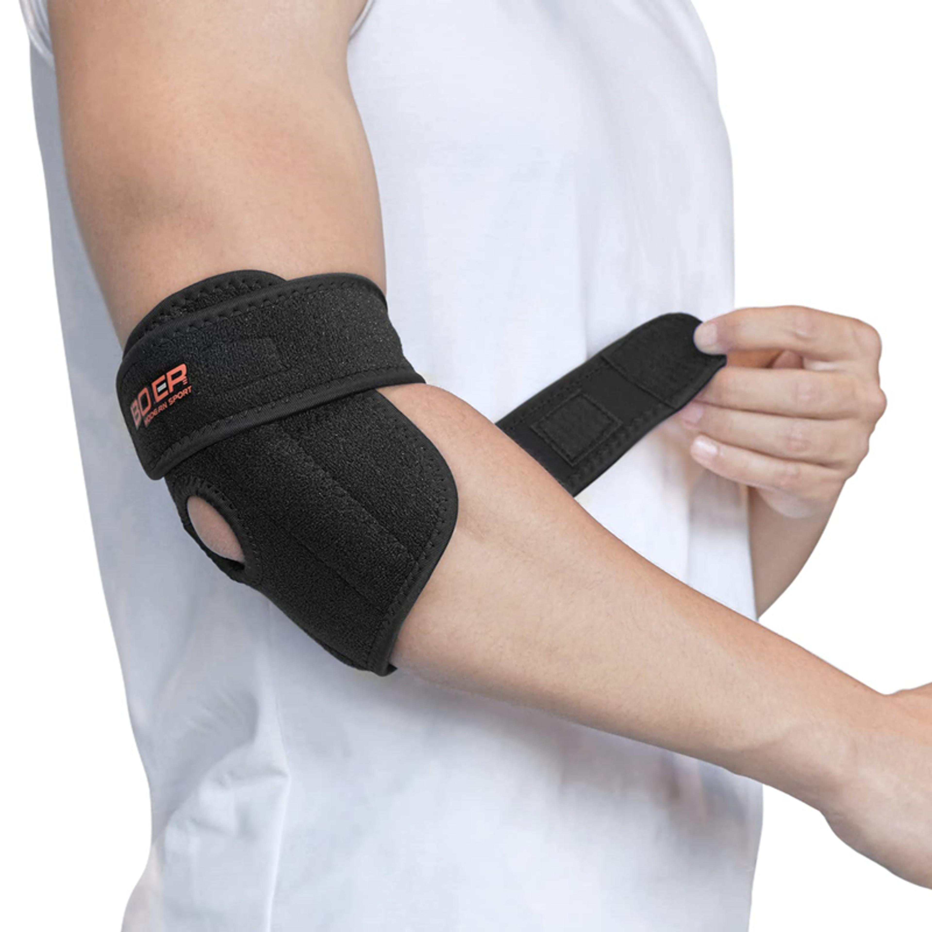 Elbow Support Elbow Brace Compression Arm Sleeve Tennis Golfers Weight Lifting Arthritis Tendonitis 5