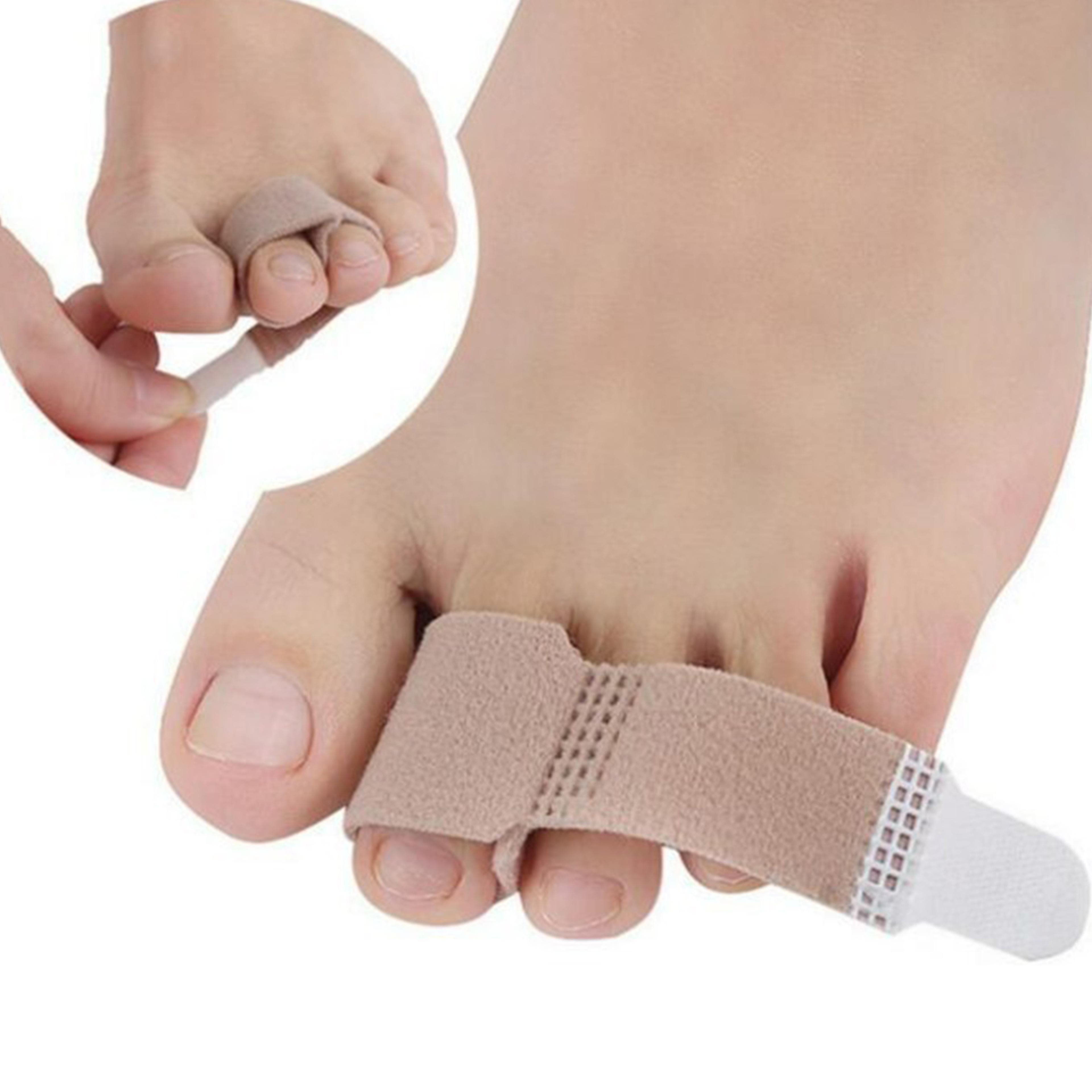 Toe Separator Splint Wraps Foot Care Supplies One Piece Toe Finger Straightener Hammer Toe Hallux V 0