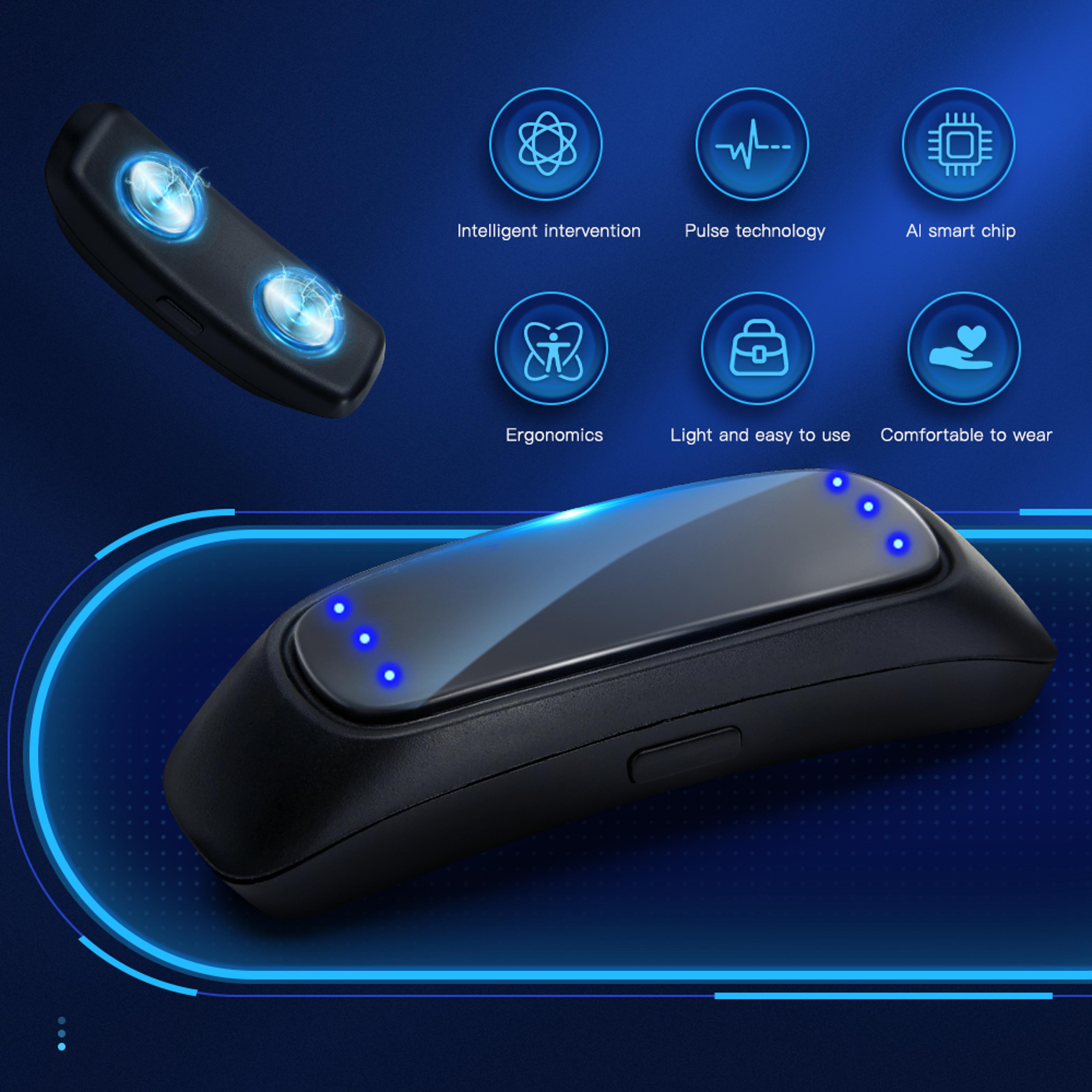 Sleep Well Stop Snore Device EMS Pulse Comfortable Aid Smart USB Anti Snoring Sleep Apnea Health Ca