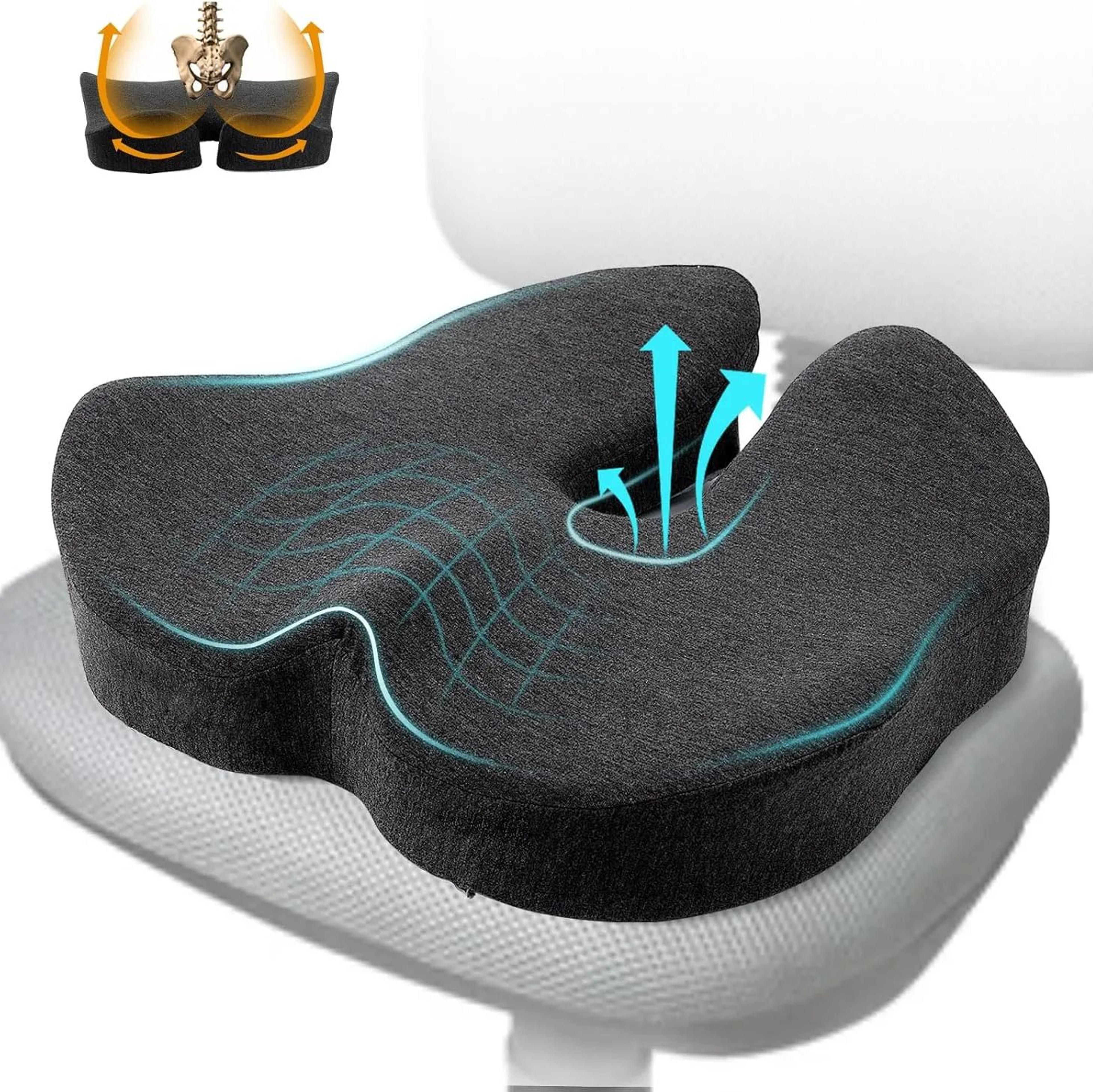 Orthopedic Slow Rebound Memory Foam Cushion Office Chair Seat Pad For Woman Tailbone Pelvis Medical