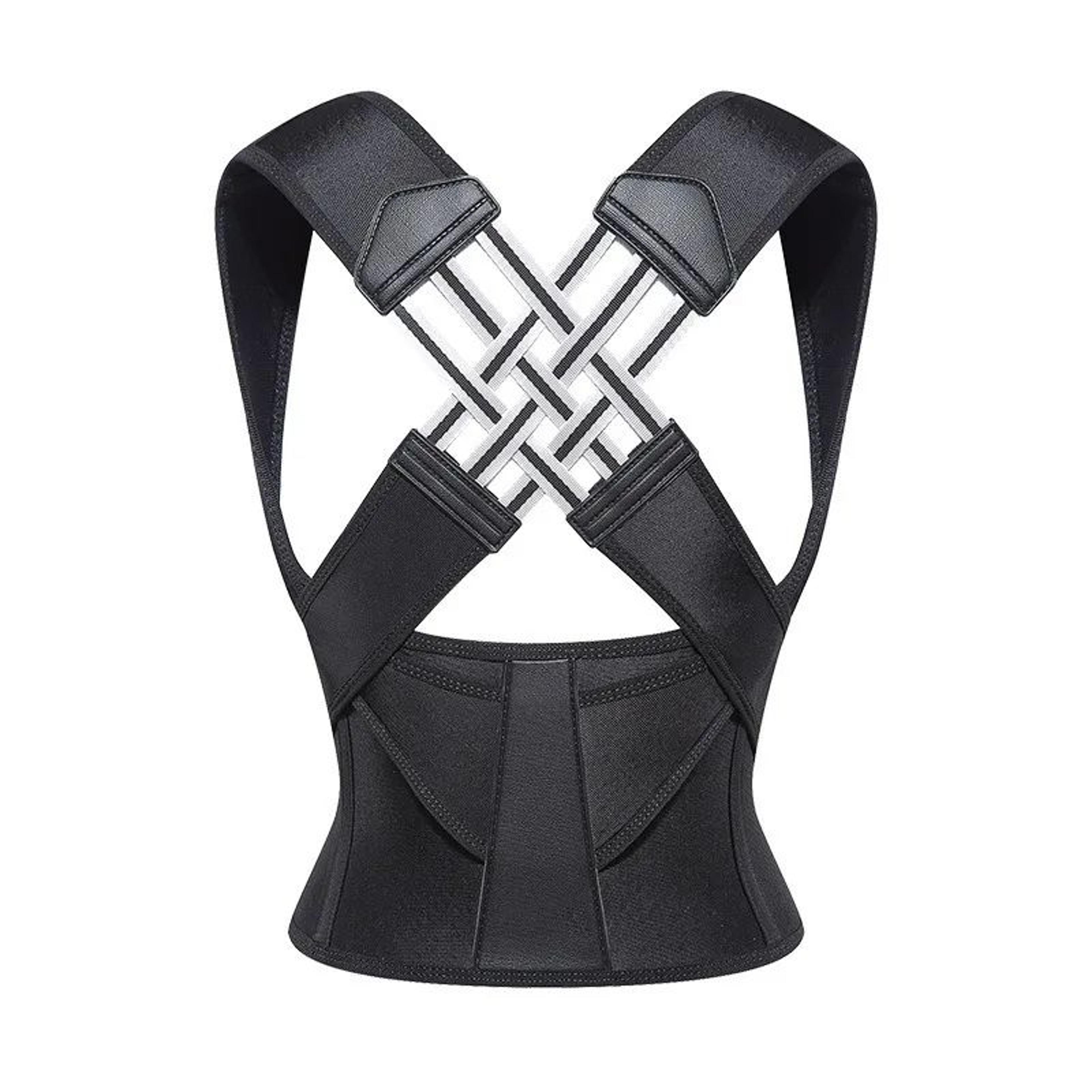 Adjustable Shoulder Support Magnetic Therapy Posture Corrector Breathable Back Brace For Sitting Po 6