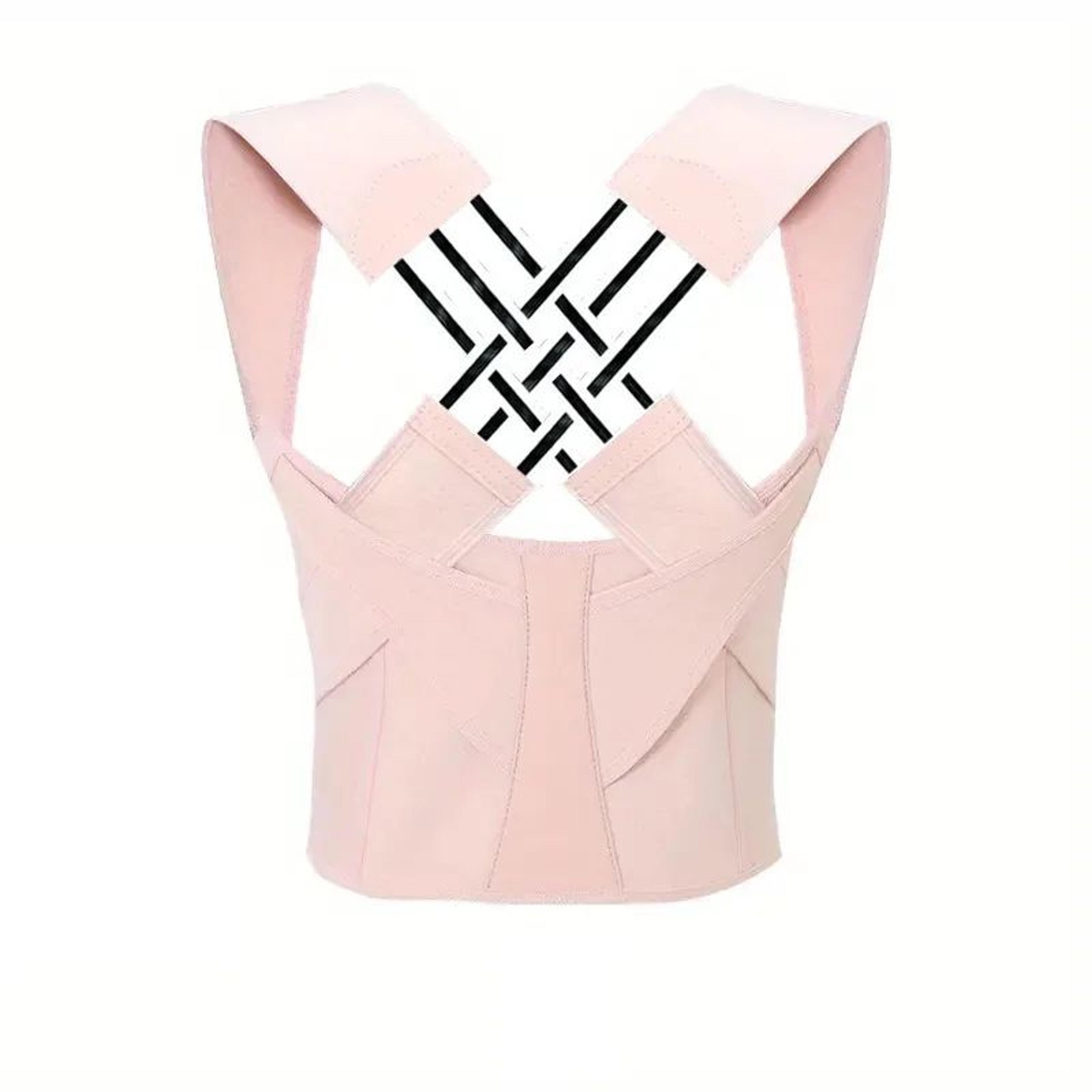 Adjustable Shoulder Support Magnetic Therapy Posture Corrector Breathable Back Brace For Sitting Po 7