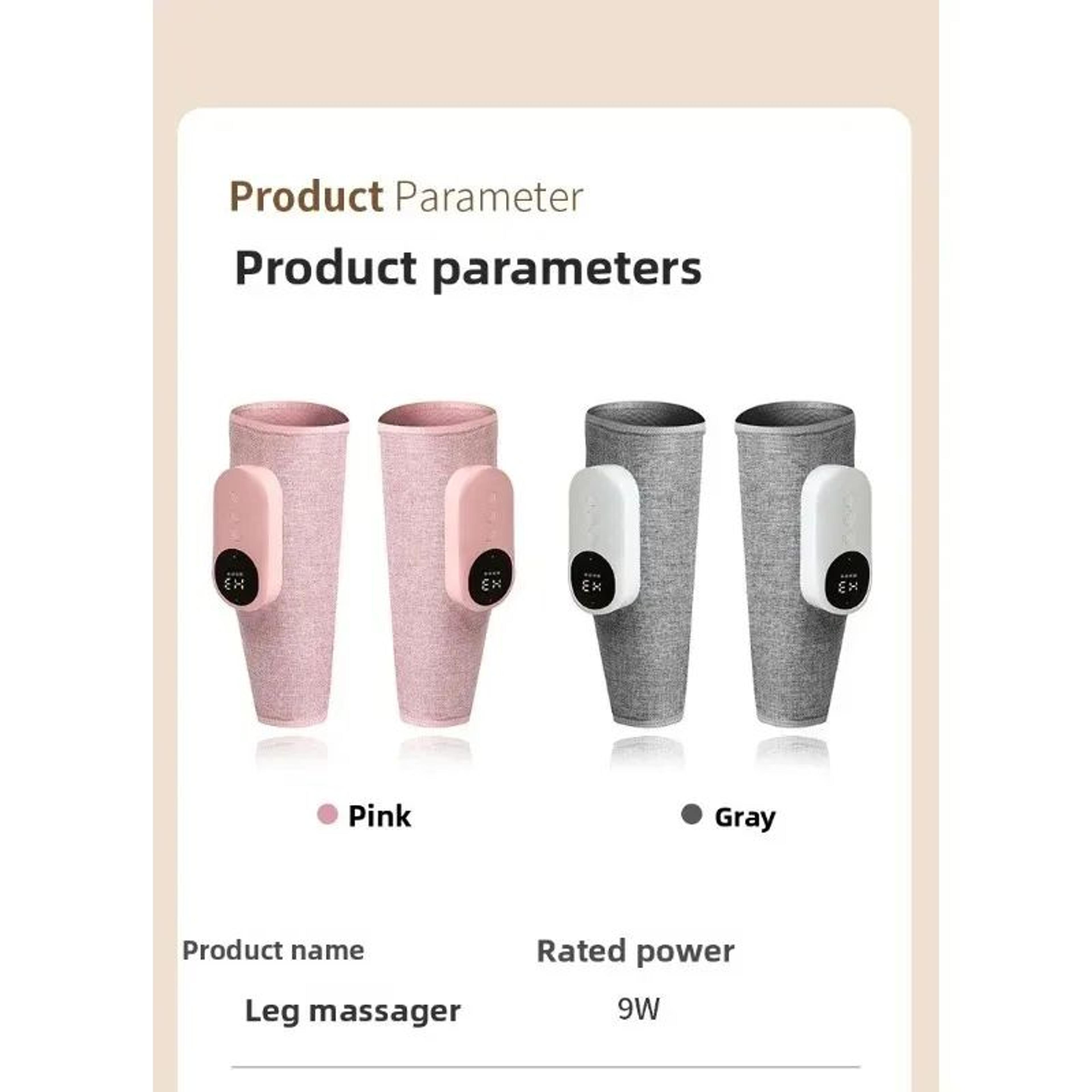 Leg Massager With Constant Temperature Hot Compress Multifunctional Kneading Massager For Calves An 5