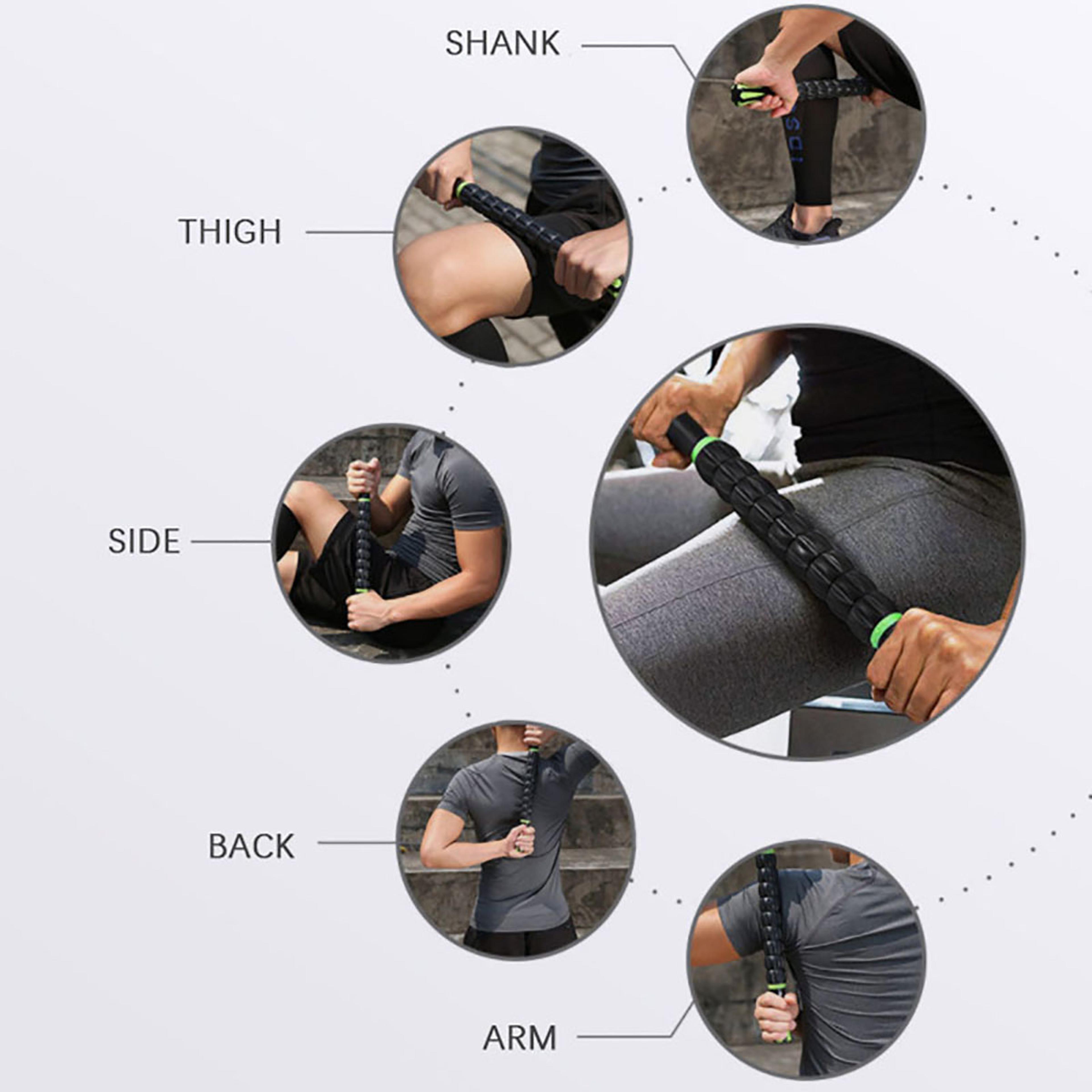 Yoga Deep Muscle Massage Stick Gear Roller Shaft Personal Training Fascia Relaxation Roller For Fit 1