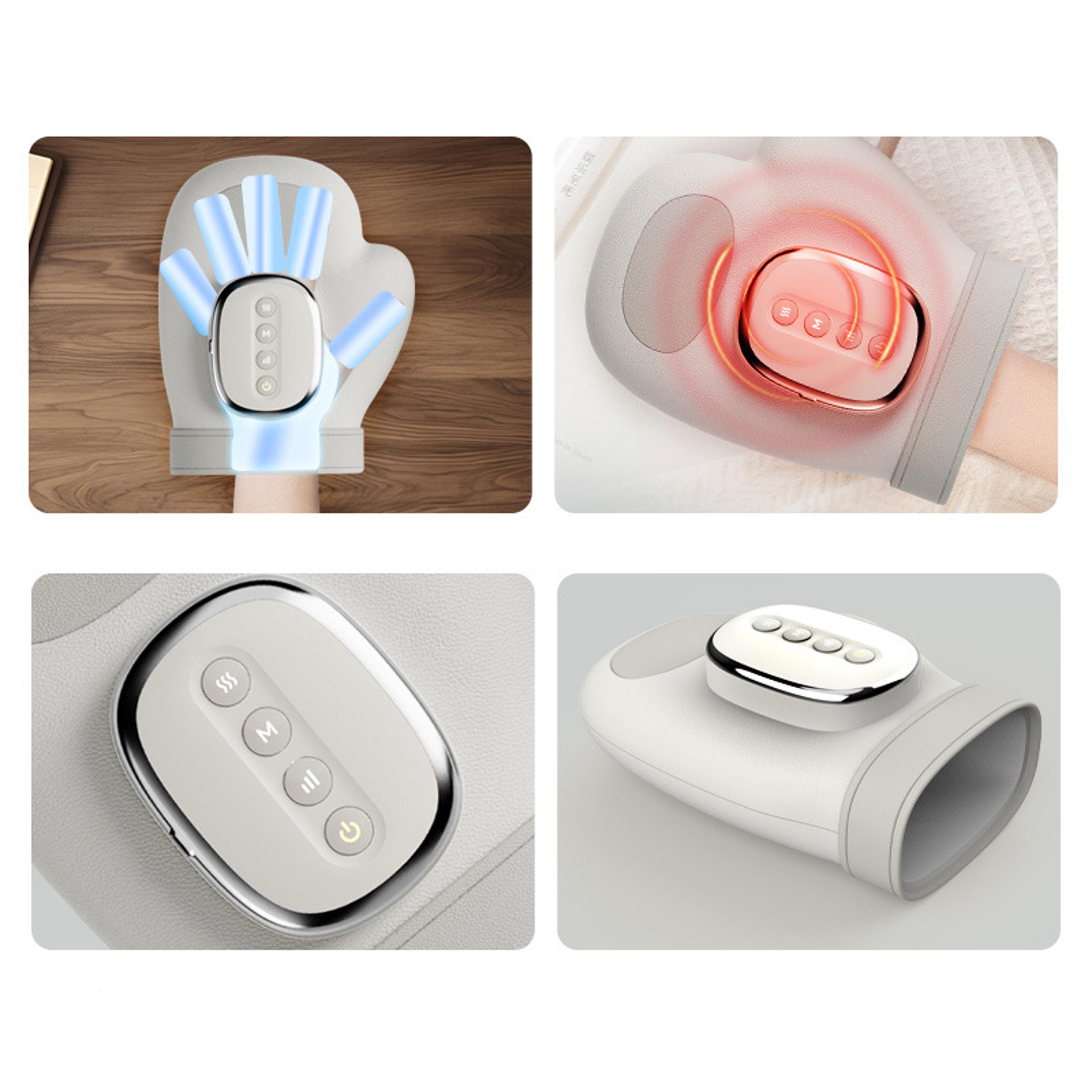 Carpal Tunnel Wrist Finger Massager NEW Electric Hand Massager Airbag Compress Portable Vibrating K