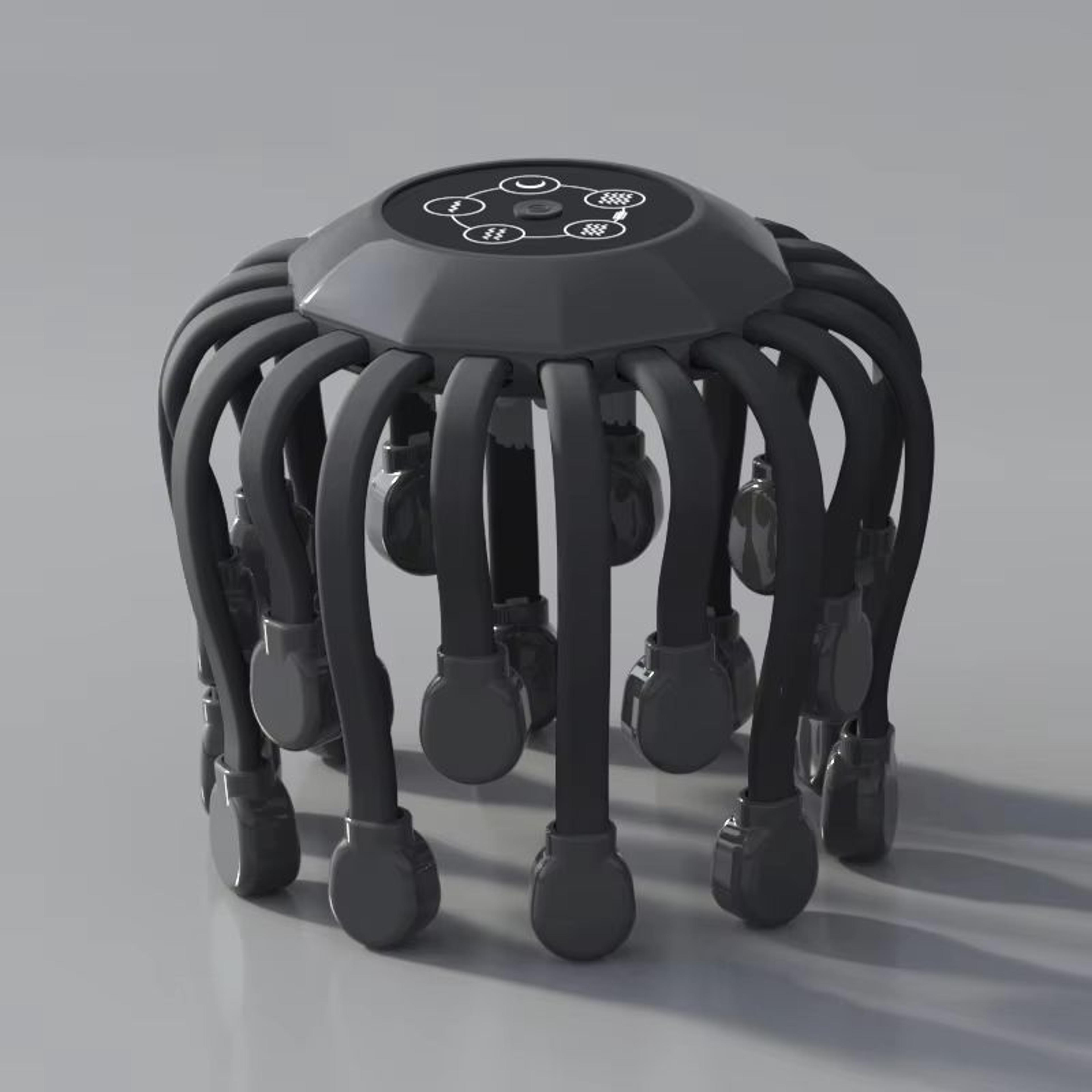 Deep Scalp Electric Head Massager 20 Touch Massage Points Relieves Head Tension Scratching Octopus  4