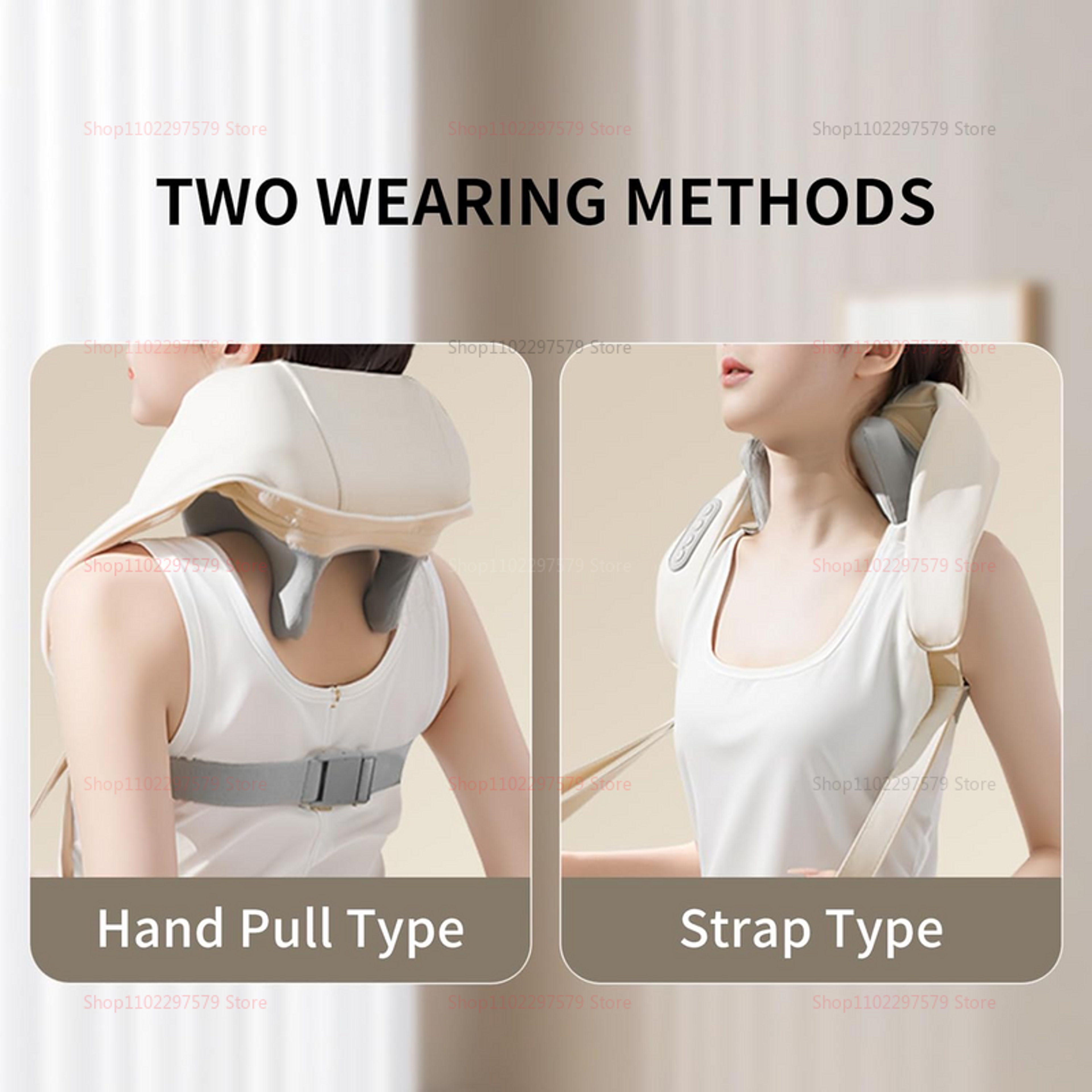 Cordless Neck And Shoulder Massage Pillow For Neck Upgarded 6D Neck Massager With Heat Back Traps L 3