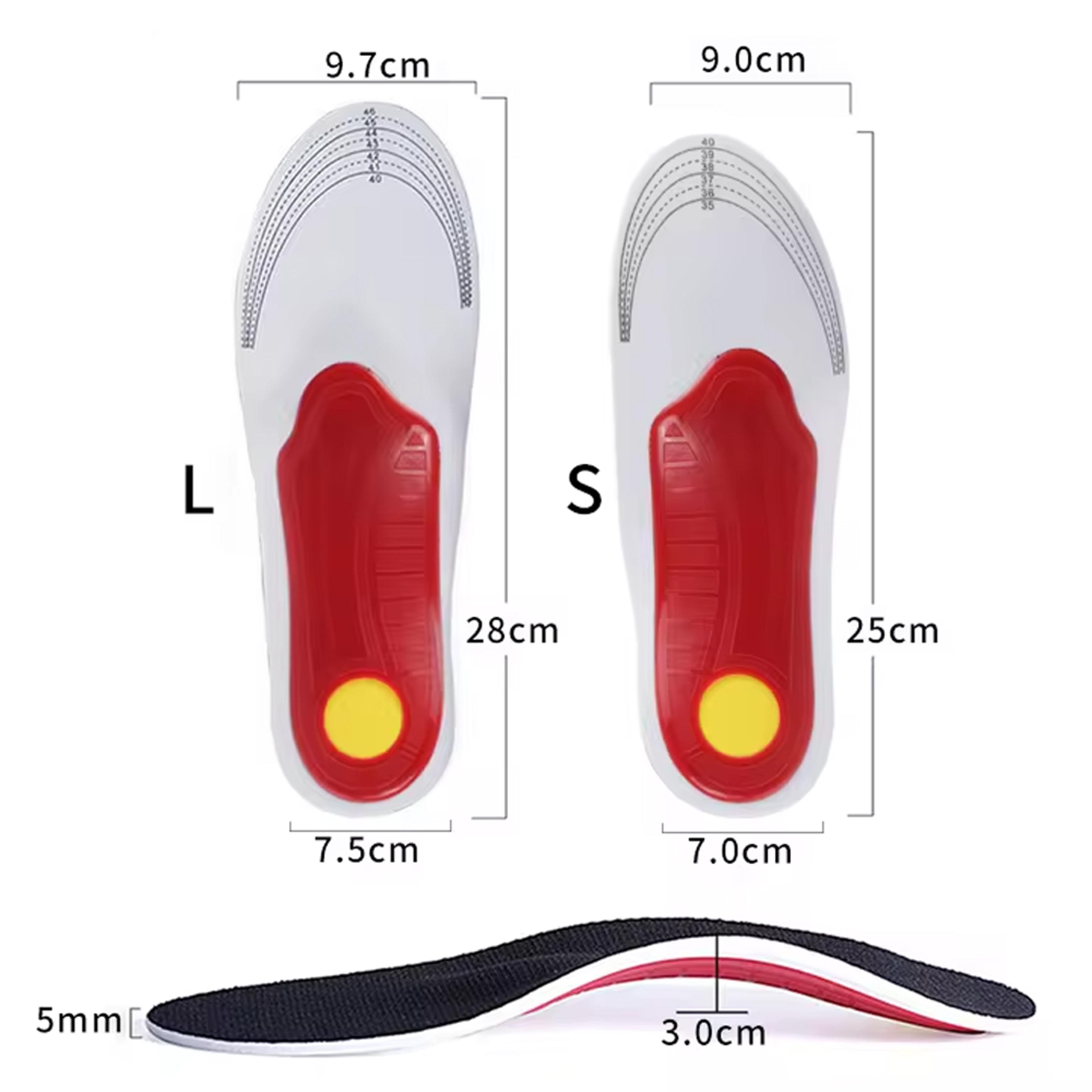 Orthopedic Insoles For Men Plantar Fasciitis Pain Relief High Arch Support 4