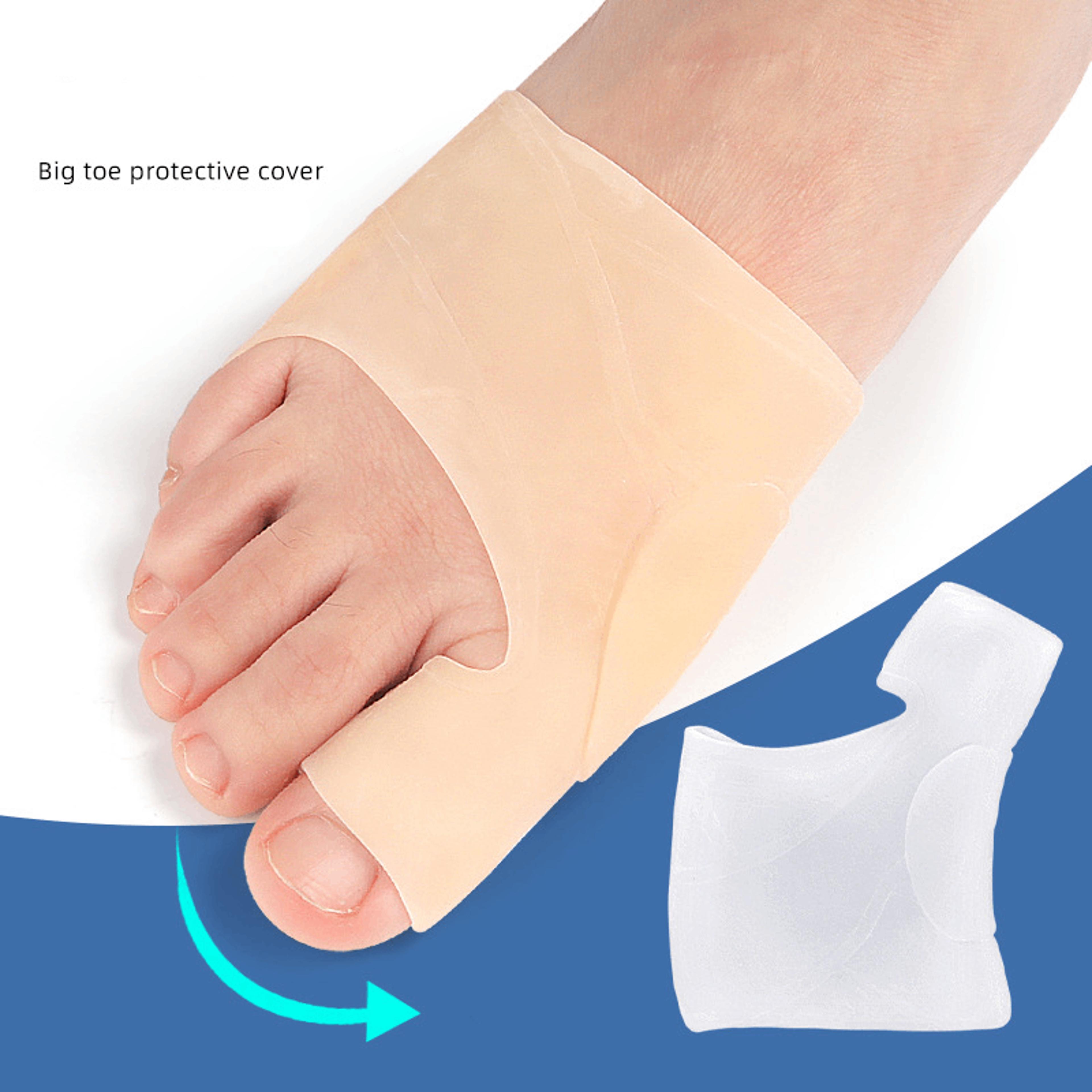 hallux valgus silicone gel toe separators corrector protector for foot care