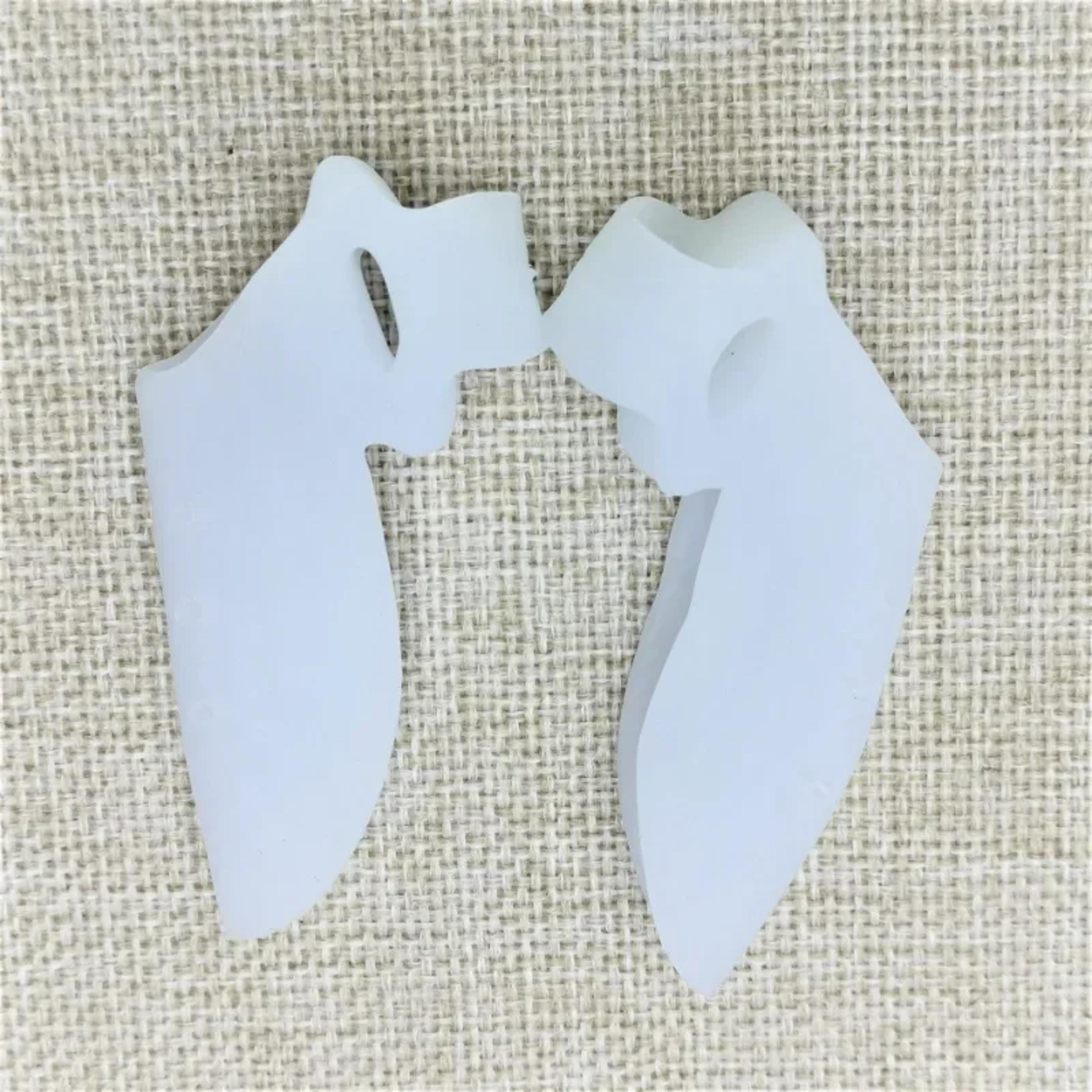 Silicone Gel Two Hole Toe Separator Thumb Valgus Protector Hallux Valgus Guard Bunion Adjuster For  2