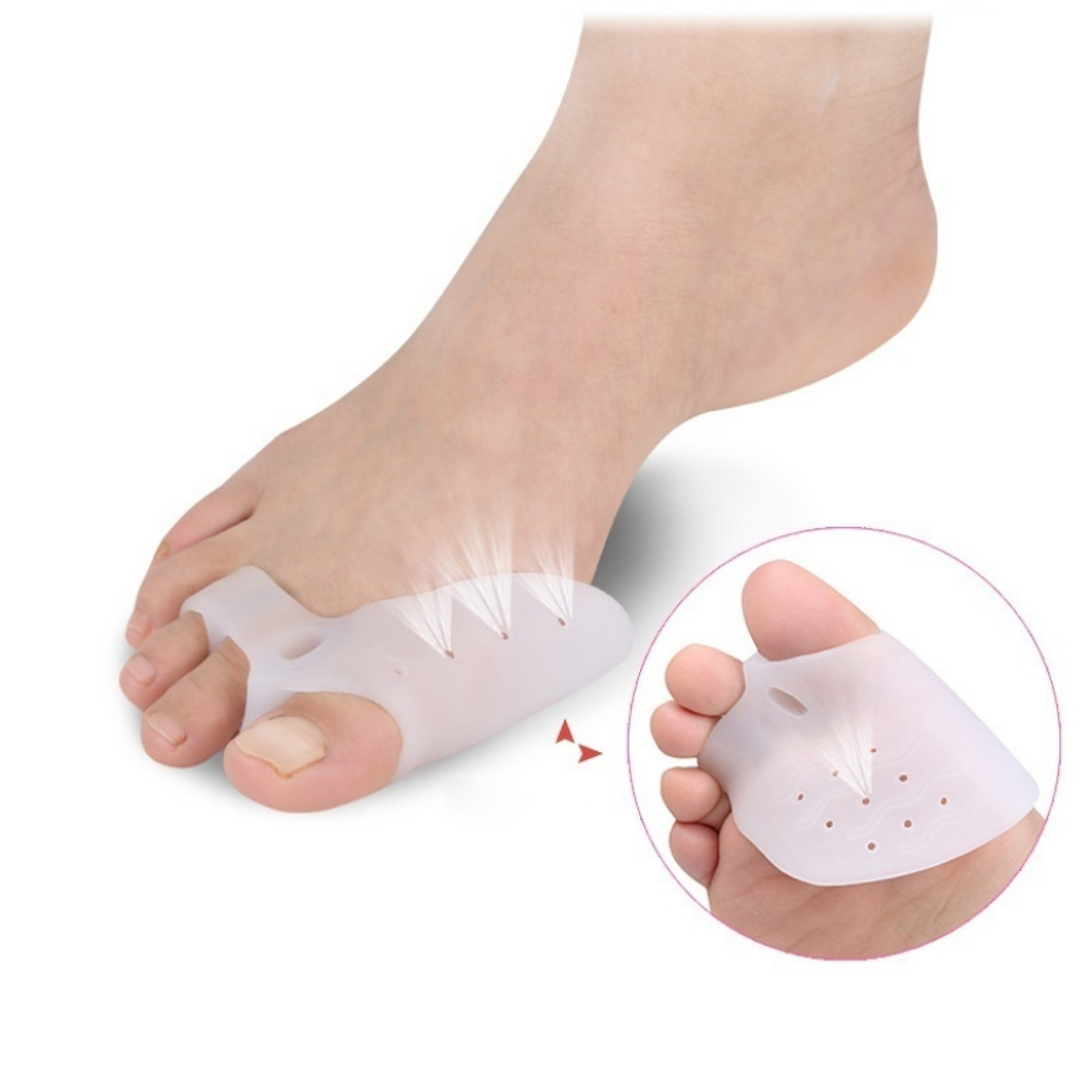 Bunion Corrector Toe Spreader Gel Foot Care Tool Hallux Valgus Relief 1