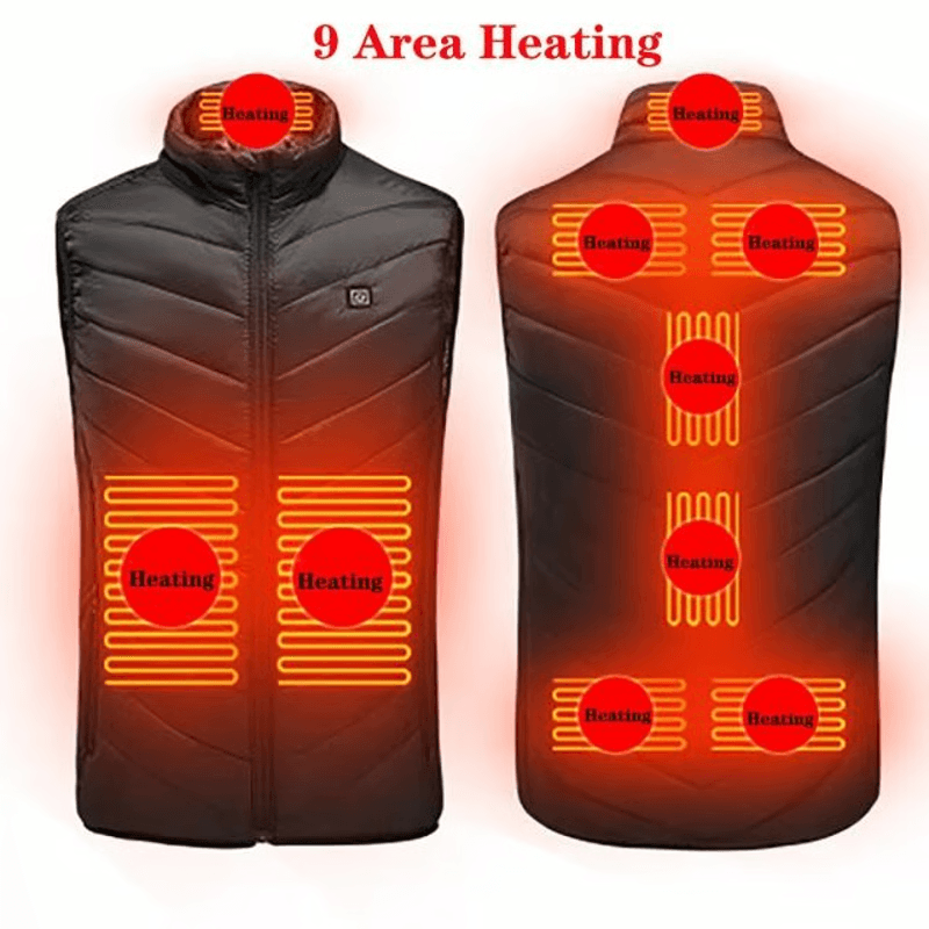 construction worker heated safety vest