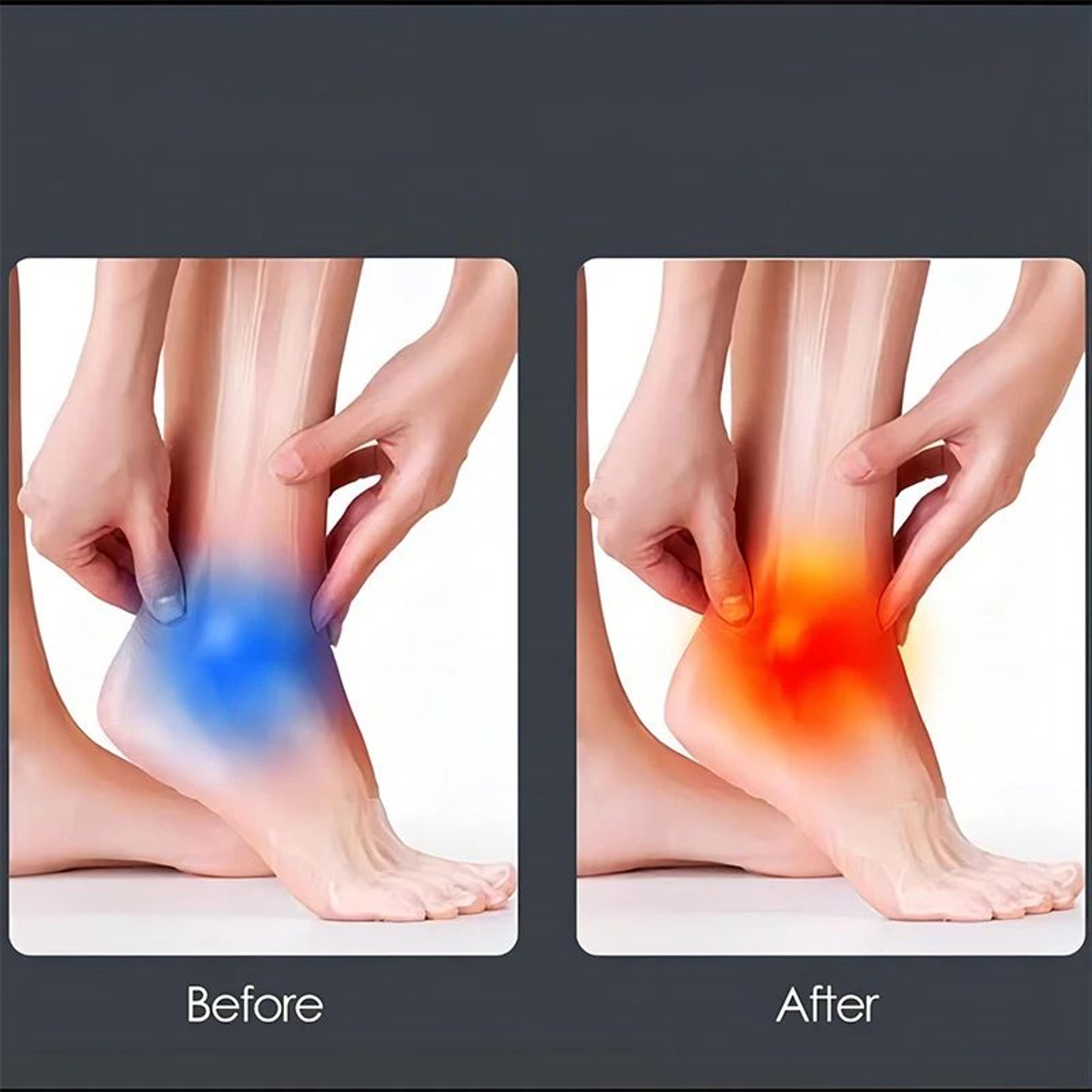 Warmth Black Adjustable Heating Ankle Protection Strap For Autumn And Winter Strap Lightweight And  4