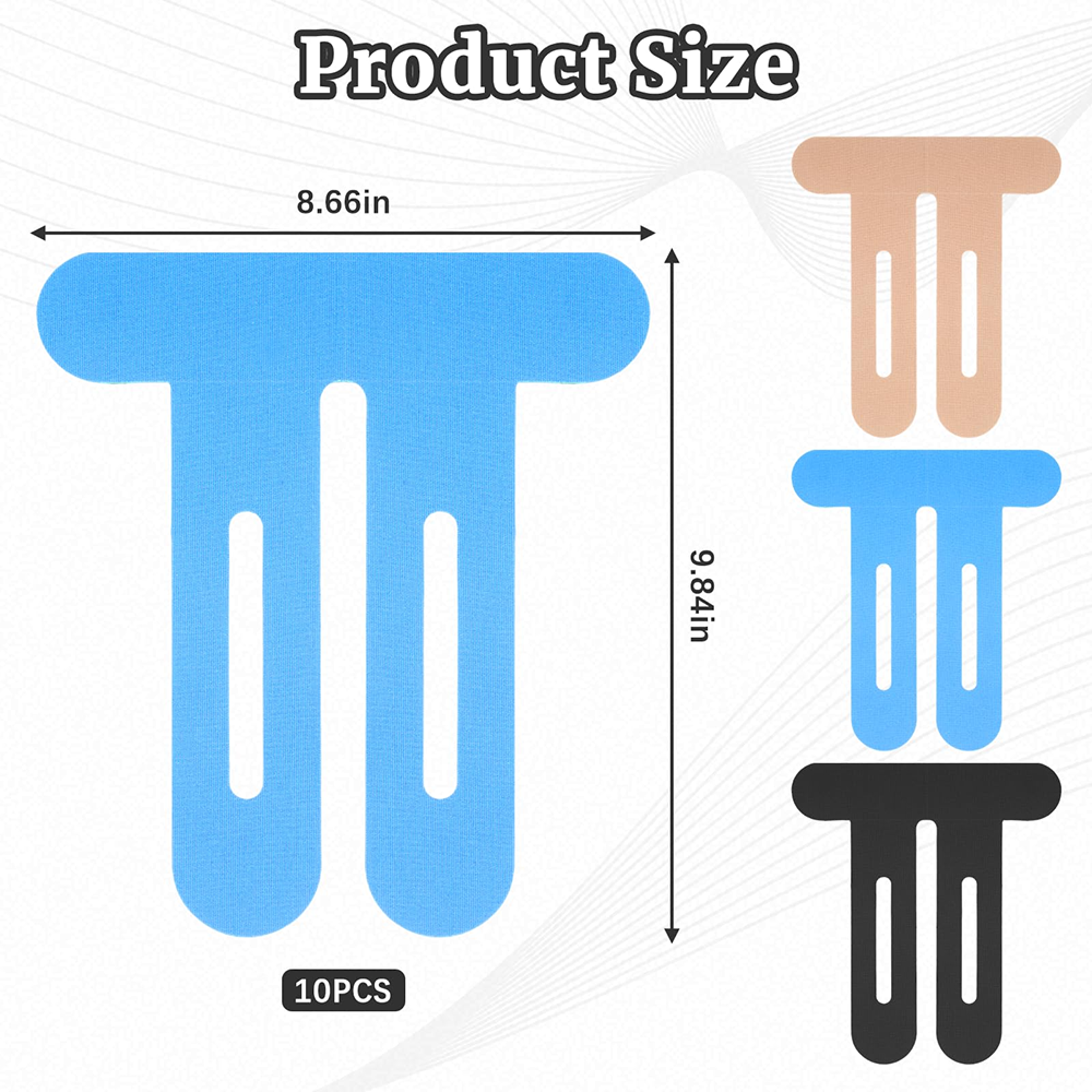 Breathable Knee Tape Waterproof  Elastic Kinesiology Tape For Stability 3