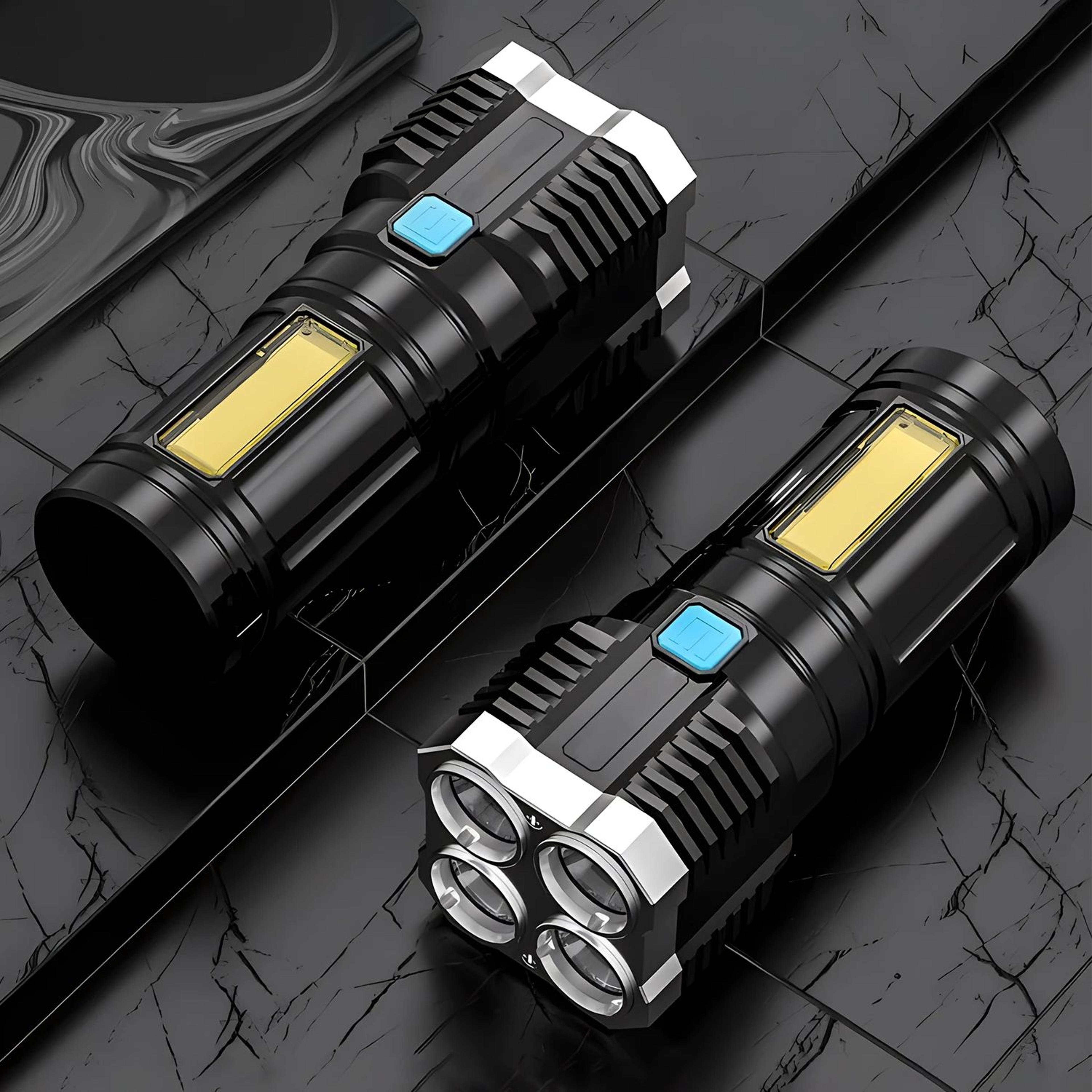 High Power Rechargeable Flashlight Ultimate SelfDefense Tool With Tactical Features 5