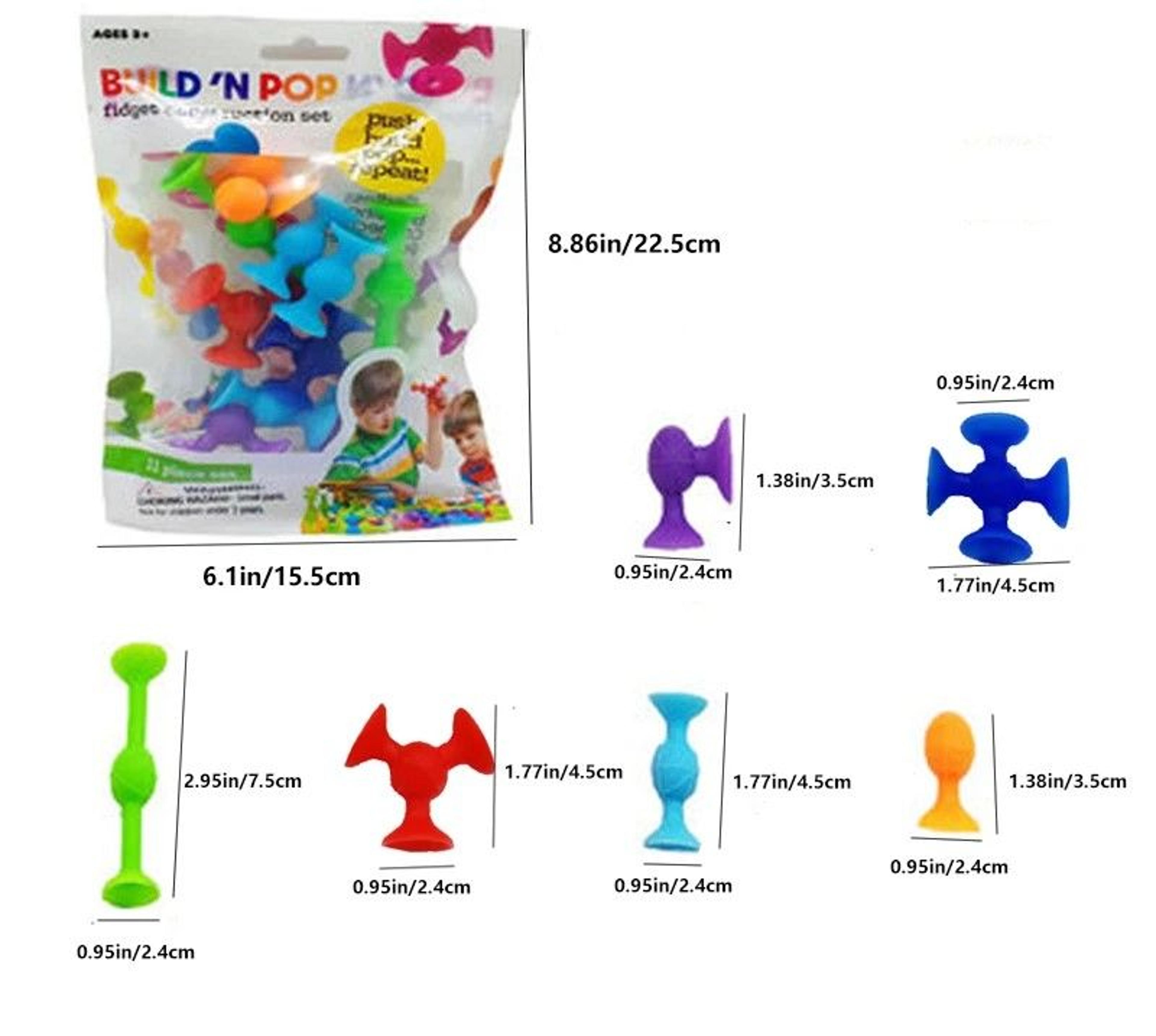 Suction Cup Toy Set Soft Throw Darts Building Blocks Pop Sucker Fidget Toy For Kids  ParentChild In 7