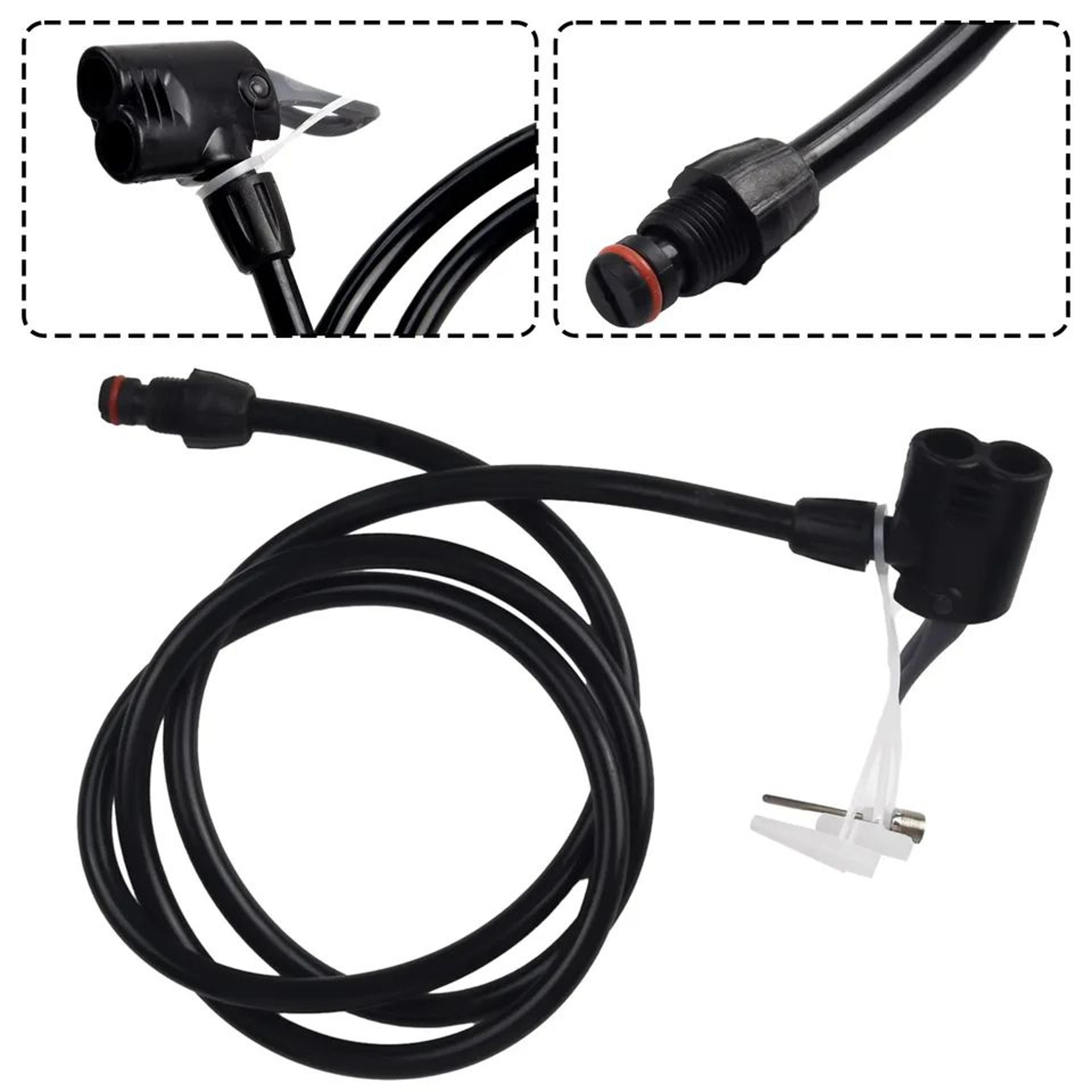 Bicycle Air Pump Extension Tube Hose Connector For Bike Tire Inflator Durable Nozzle Accessories Fo 4