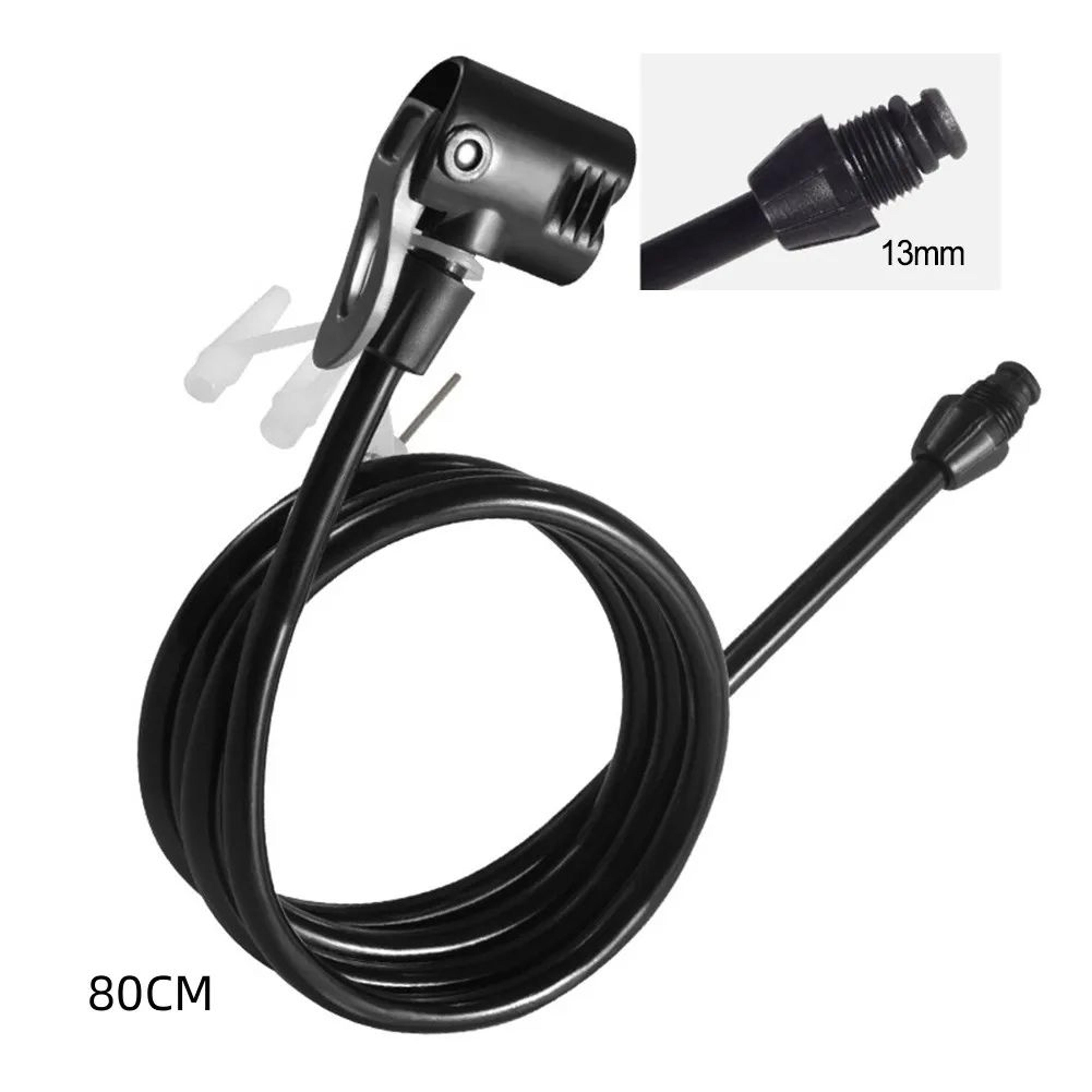 Bicycle Air Pump Extension Tube Hose Connector For Bike Tire Inflator Durable Nozzle Accessories Fo 5