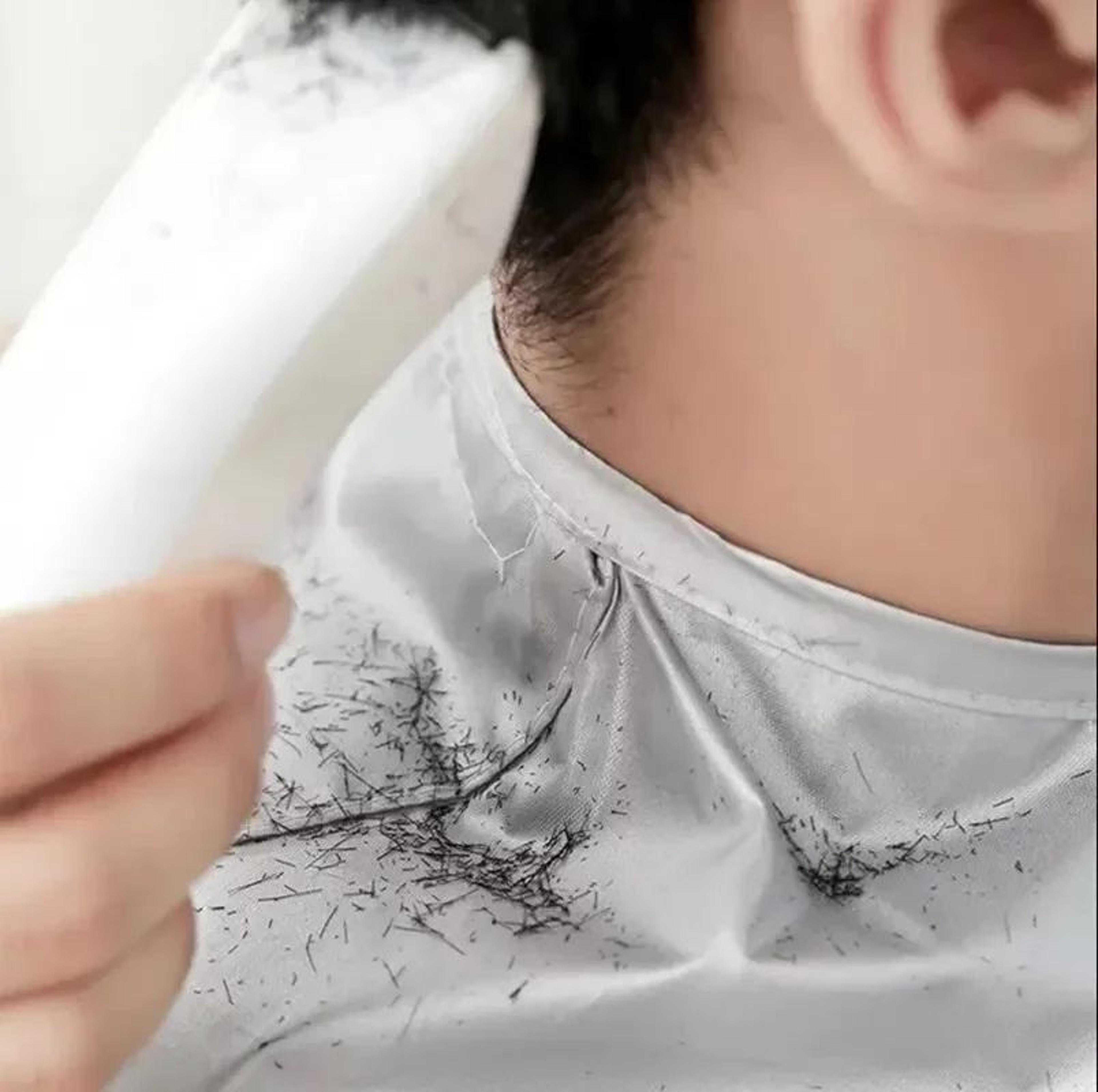 Adult Medium Size Haircut Cloak  Breathable Foldable Haircut Cloth For Hair Dye  Styling  Reusable  2