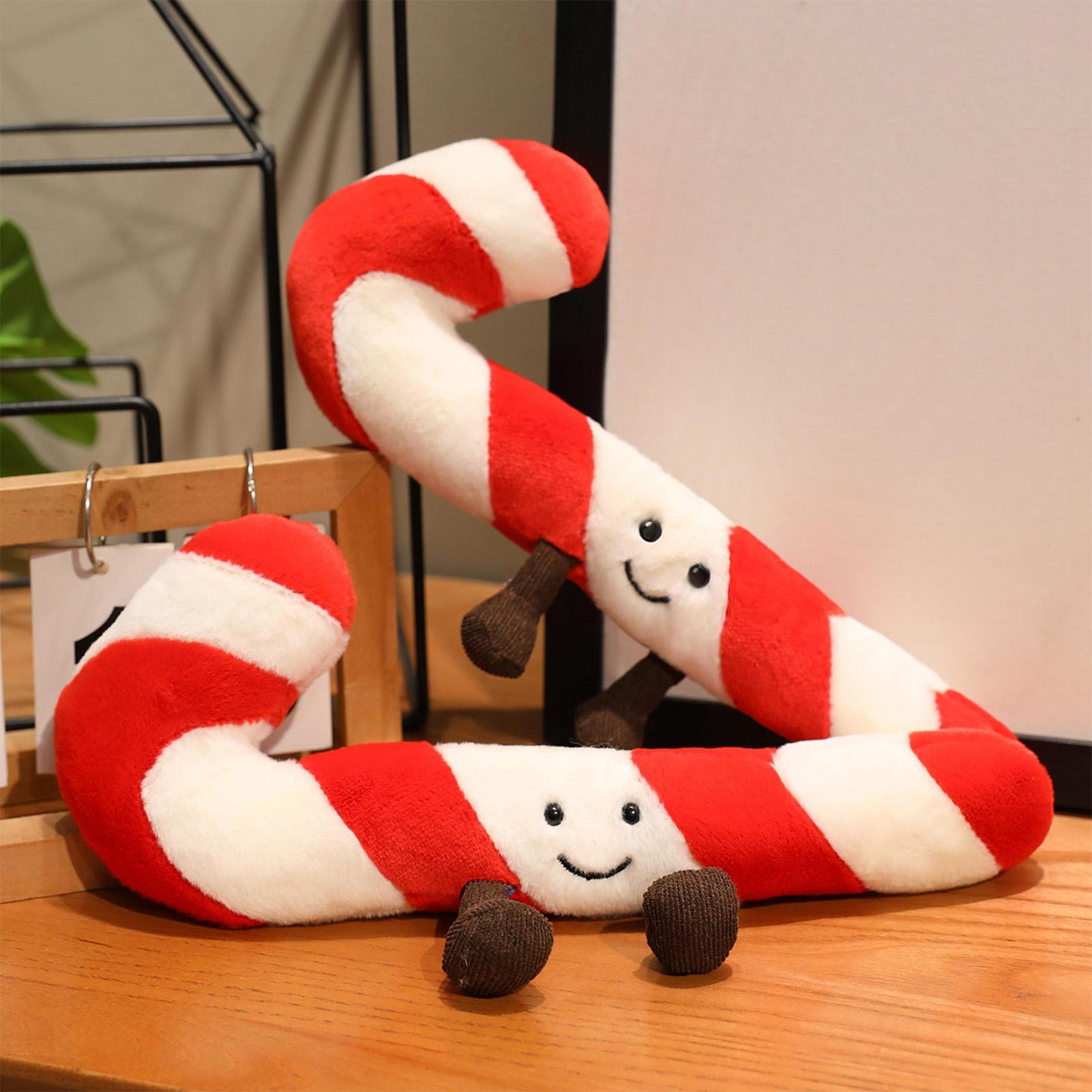 Festive Candy Cane Christmas Throw Pillow Decorative Pillow For Bedroom Living Room Adults Kids Hol 1