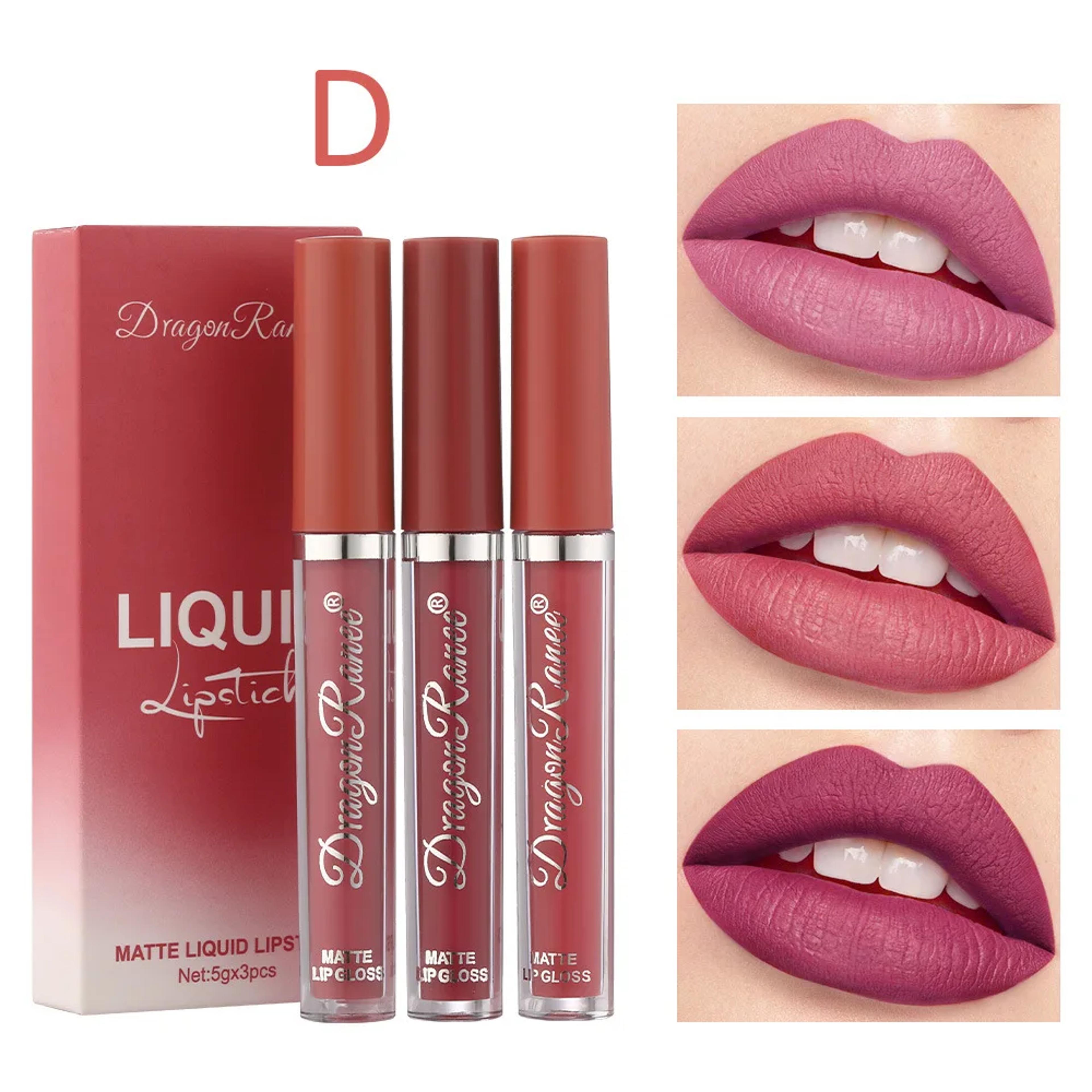 Long Lasting Matte Liquid Lipsticks Set Waterproof Korean Beauty Cosmetics For Women 8