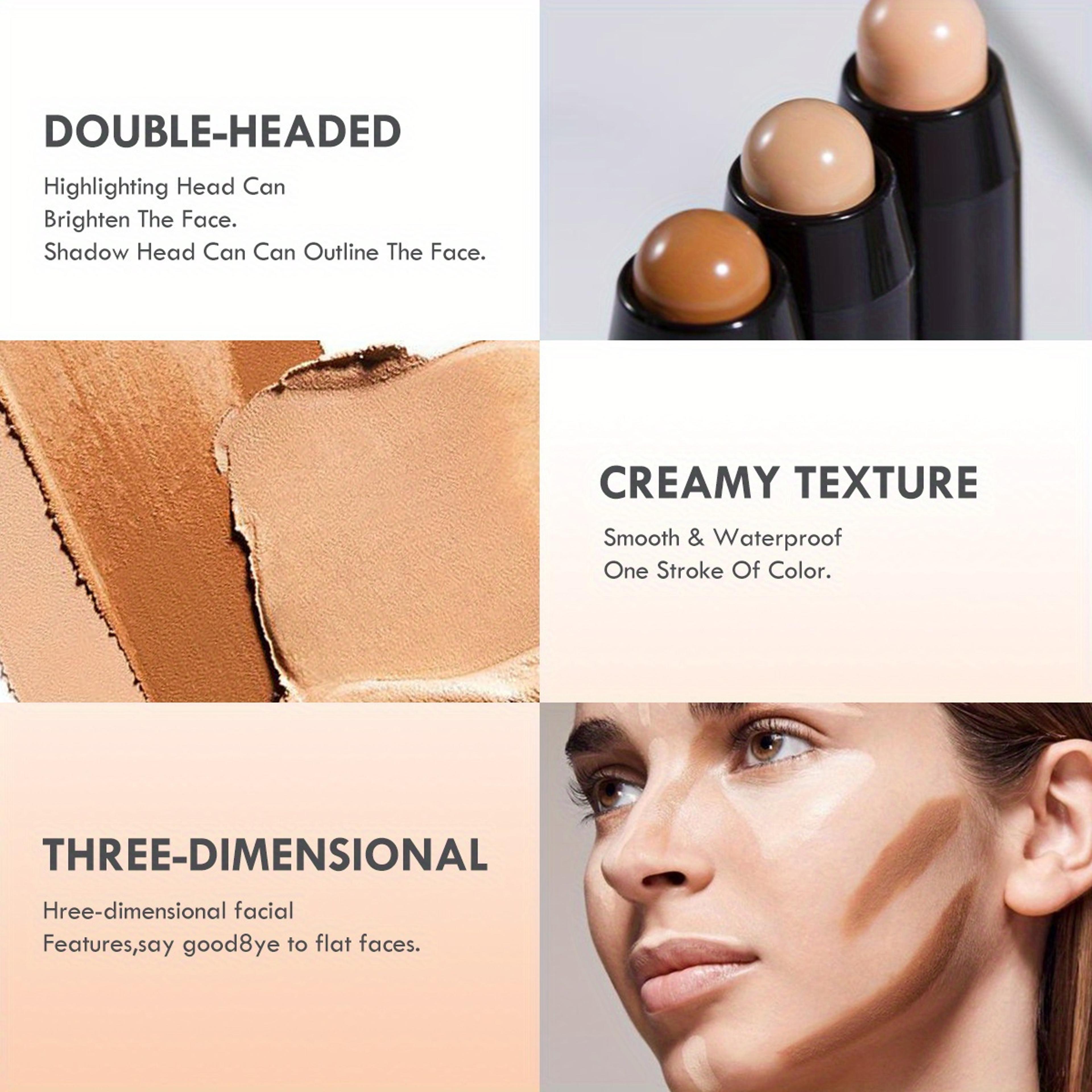 Doubleheaded Contouring Stick Concealer Highlighter For V Face Threedimensional Nose Bridge Shadow  2