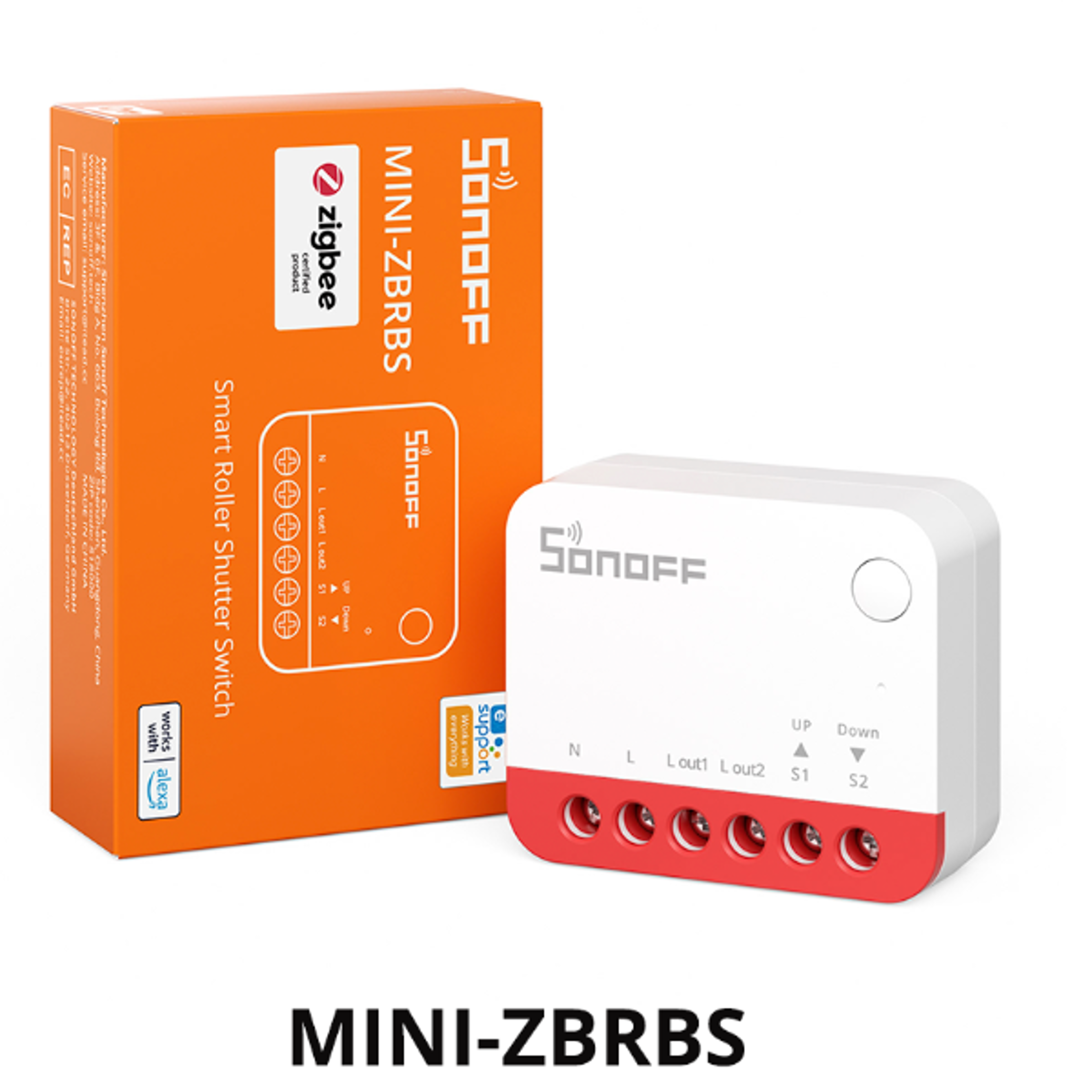 Smart MINIZBRBS Roller Shutter Switch Signal Booster Transform Curtains