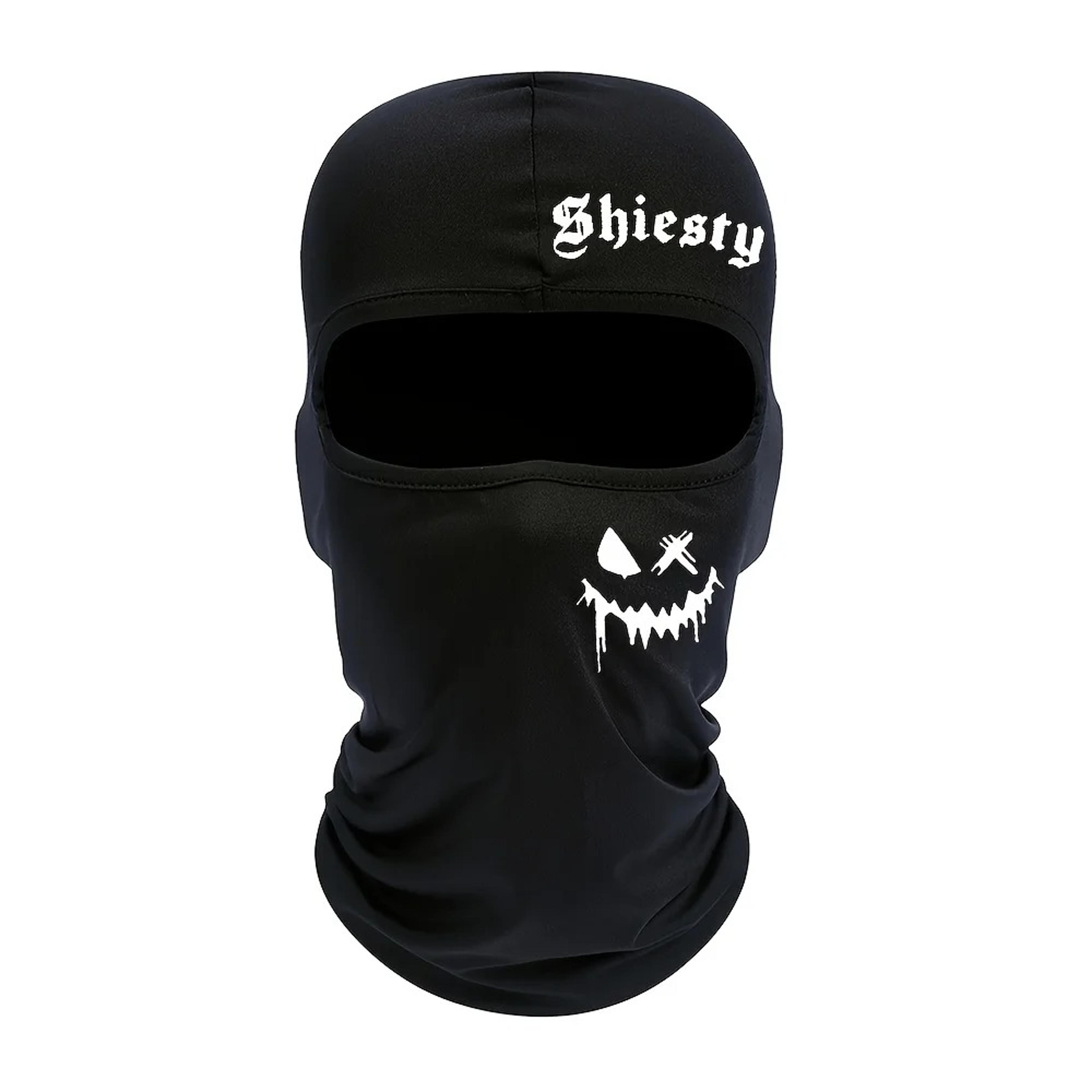 Unisex Summer Cool Neck Cover Smiling Face Print Balaclava Face Mask Motorcycle Skiing Scarf 3