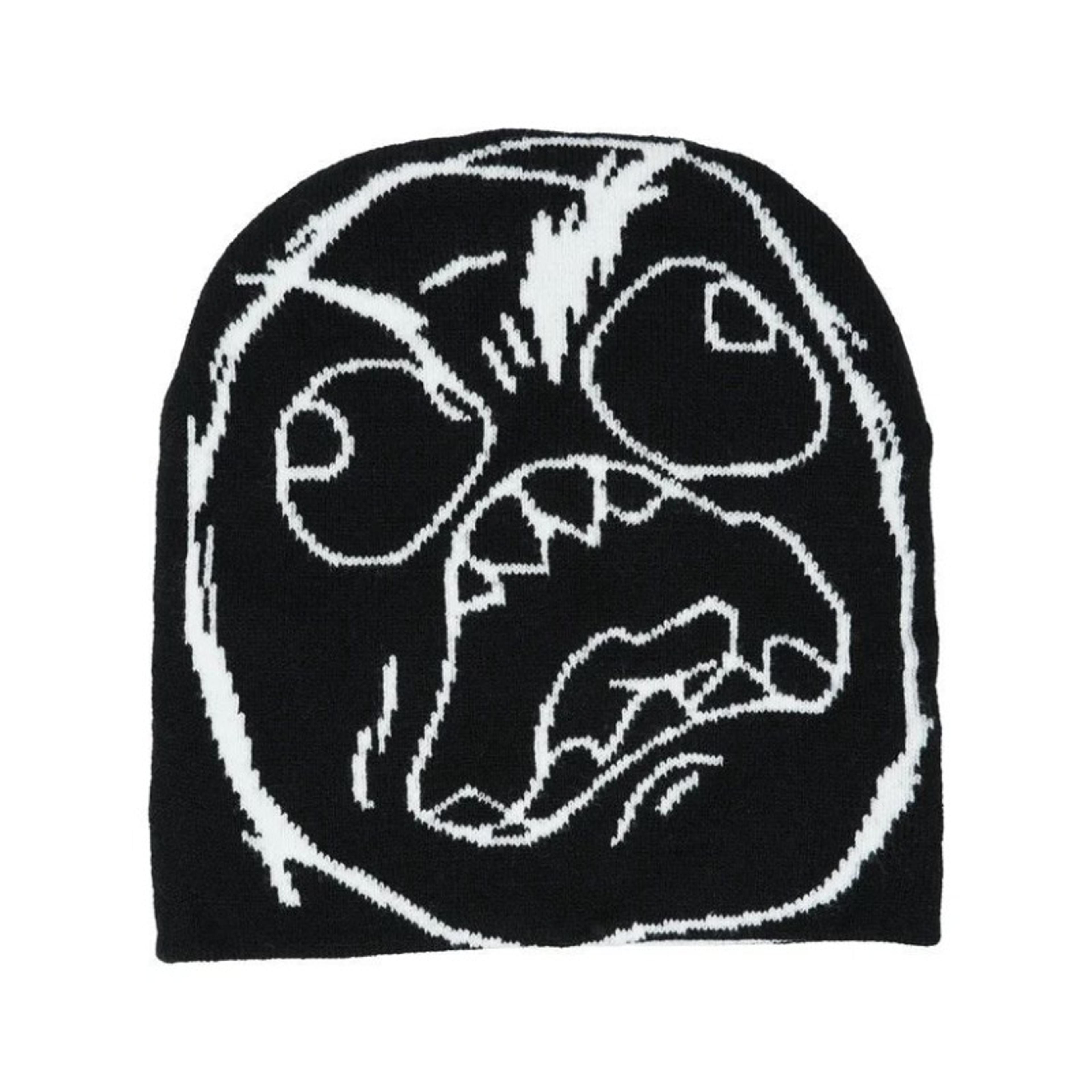Unisex Winter Hat Funny Cartoon Face Knit Beanie Soft Warm Stretchy Acrylic Casual Skull Cap For Me 5