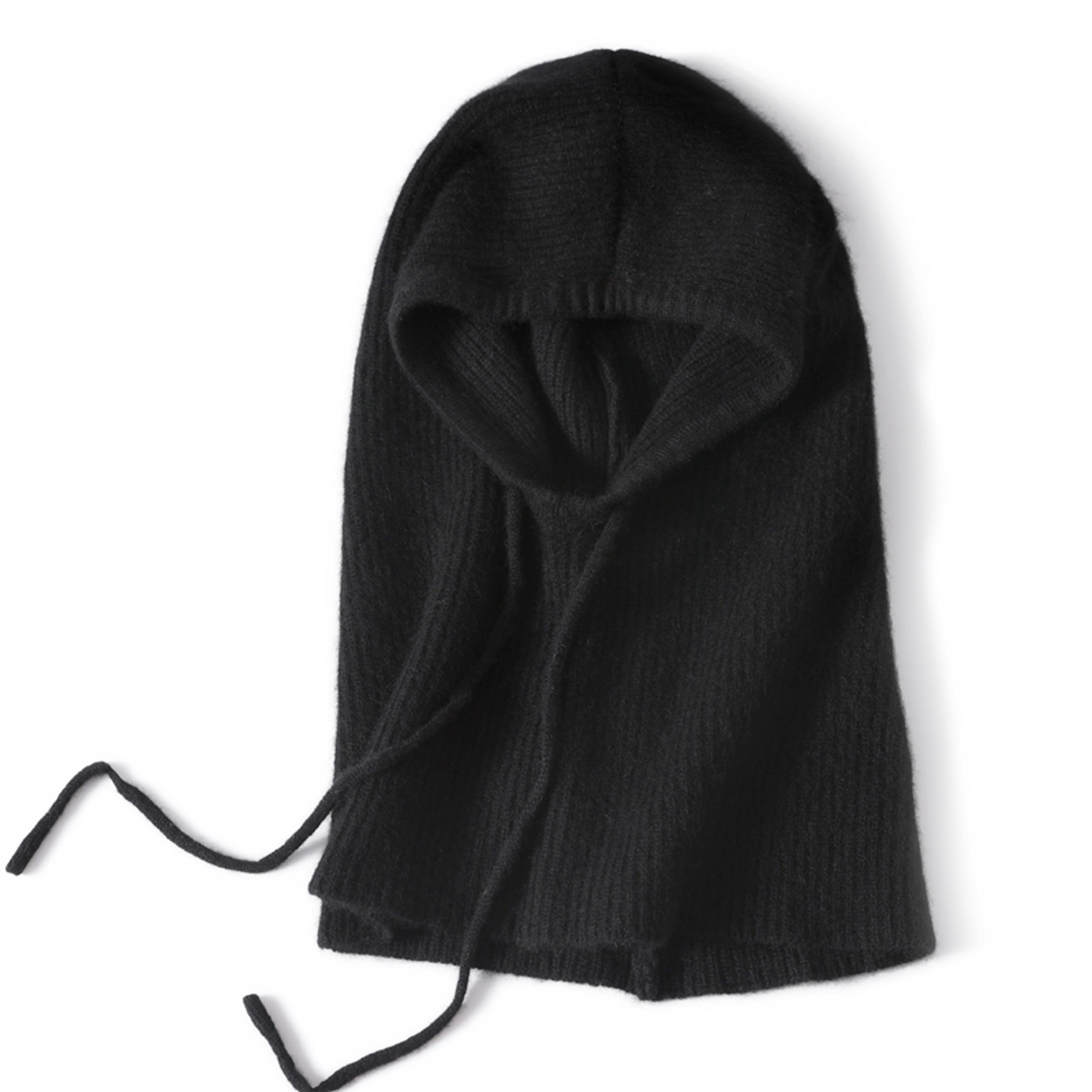 Winter Wool Balaclava Beanies For Men And Women Soft Warm Knitted Neck Face Protect Hooded Hats Dra 5