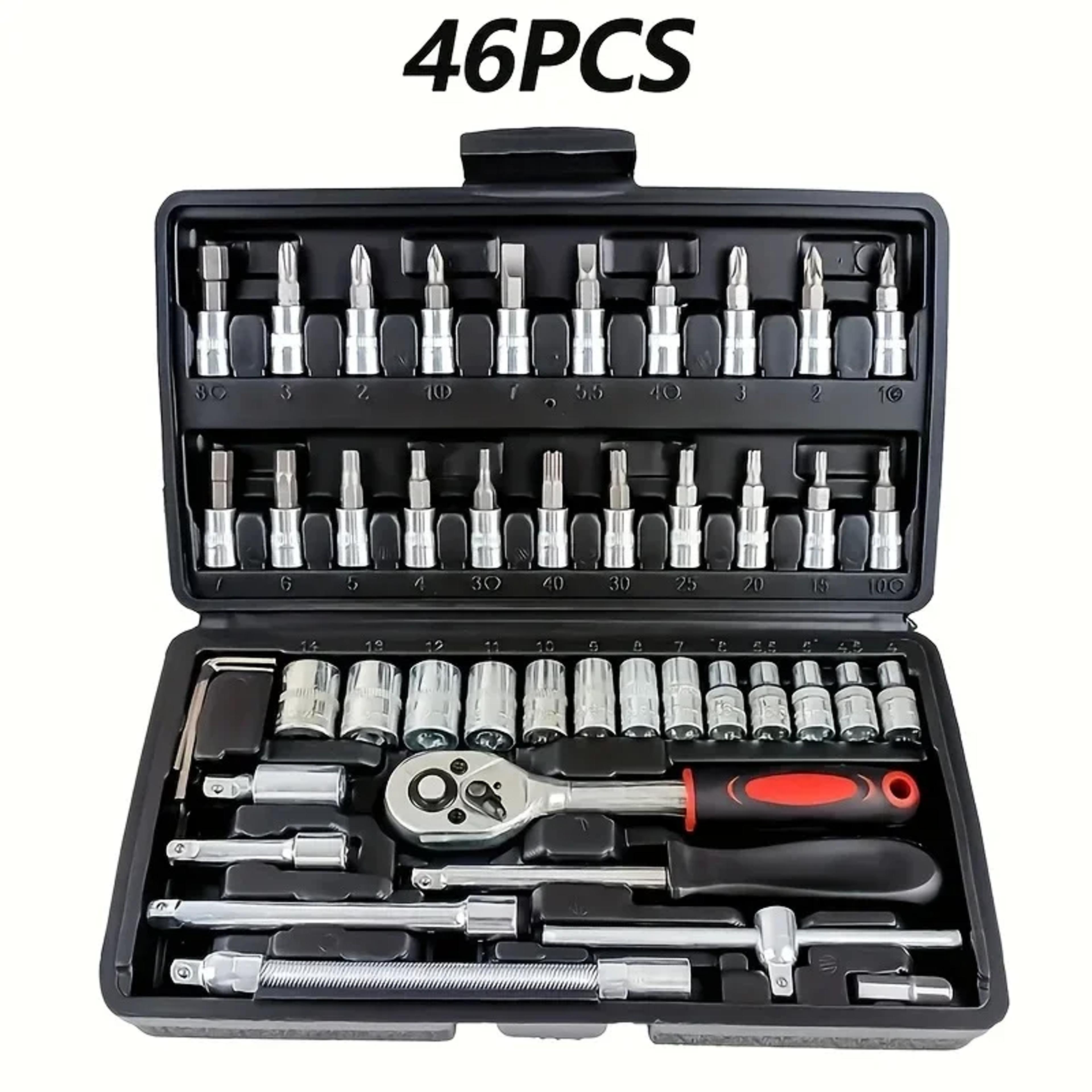 Car Repair Tool Kit Ratchet Wrench Set Socket Set Torque Repair Tools For Auto Repair 0