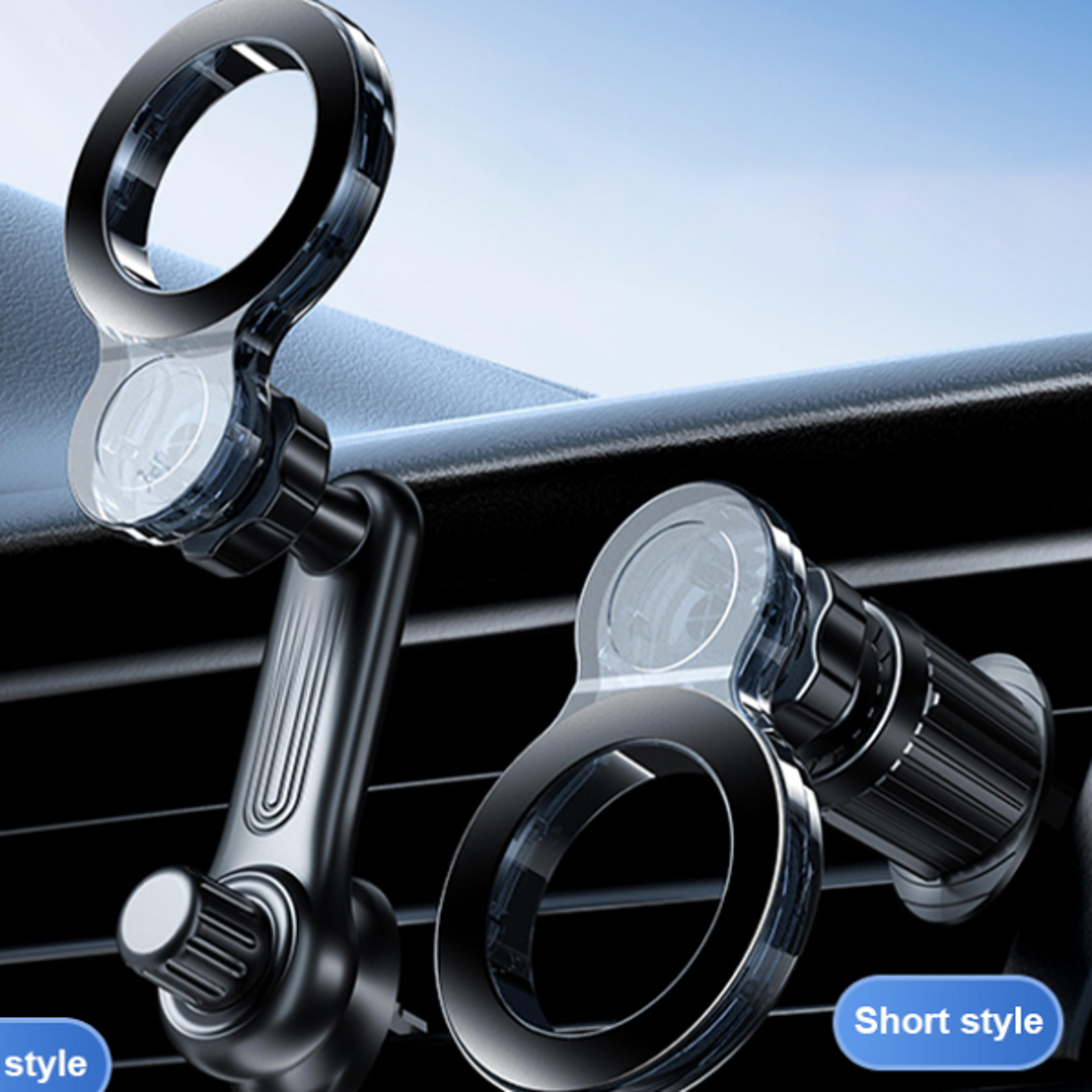 magnetic car phone holder air vent mount with rotation for easy navigation