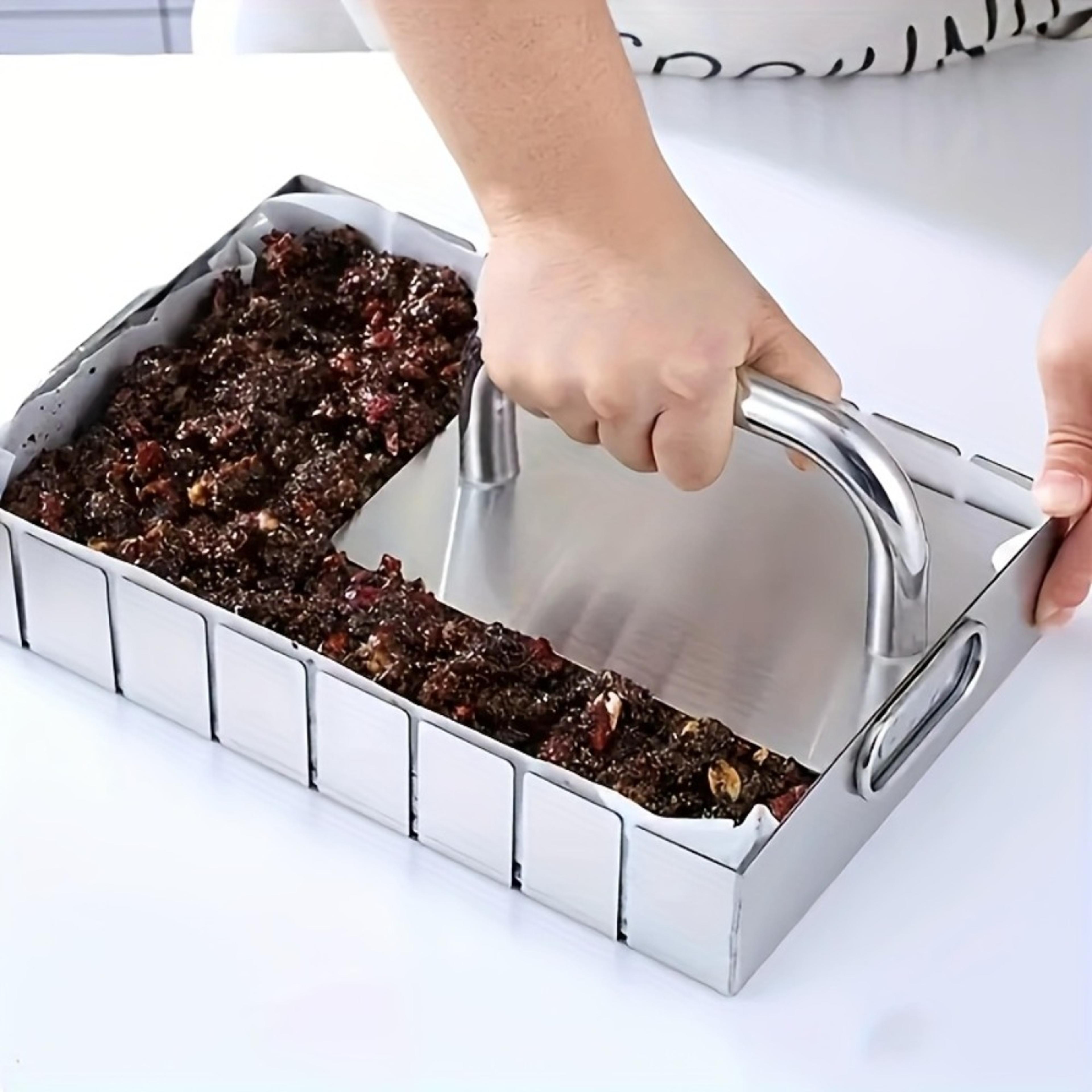 Stainless Steel Burger Press With Handle For Patties Dough And Pastries 1
