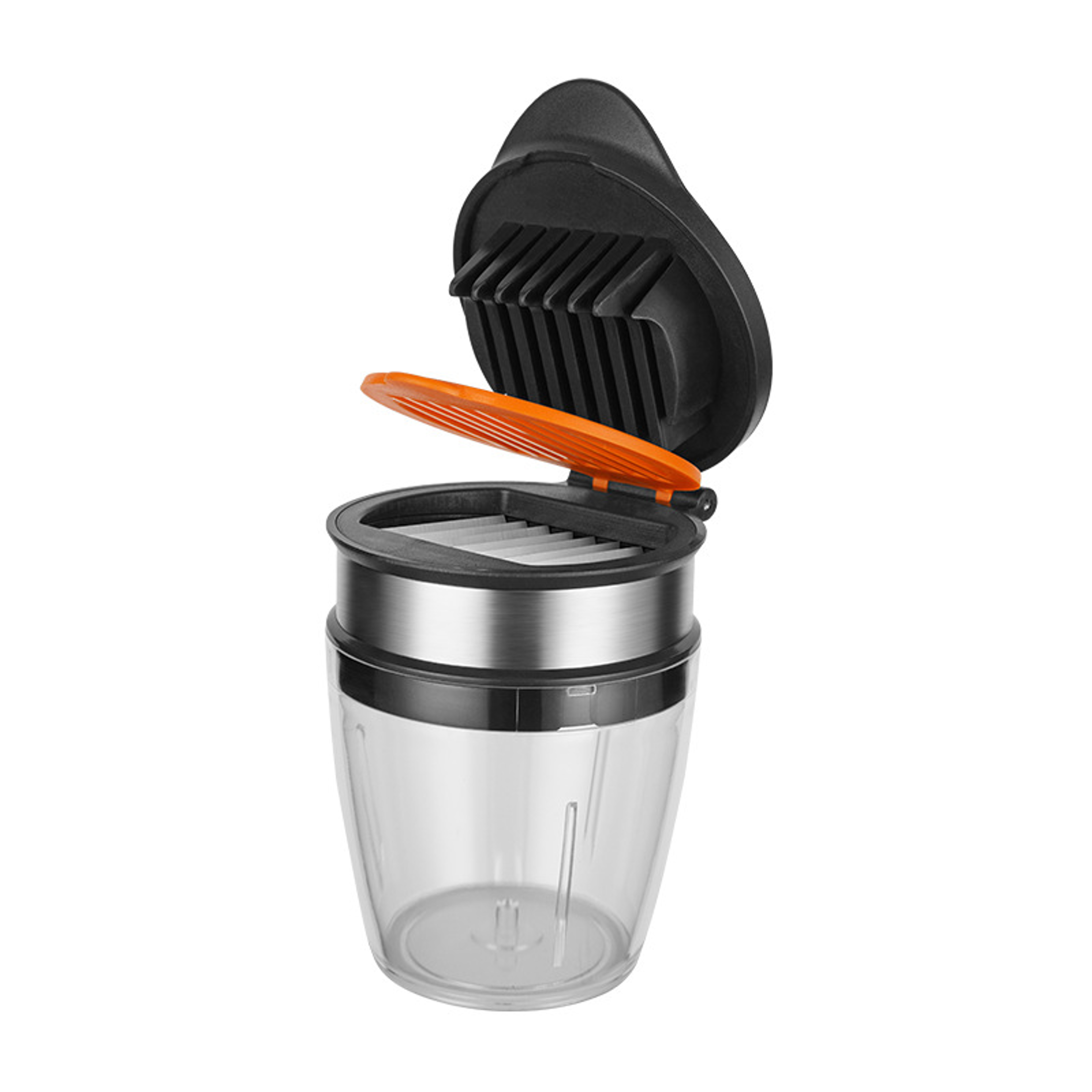 Stainless Steel Fruit Slicer Cup For Grapes Strawberries And Cherry Tomatoes 4