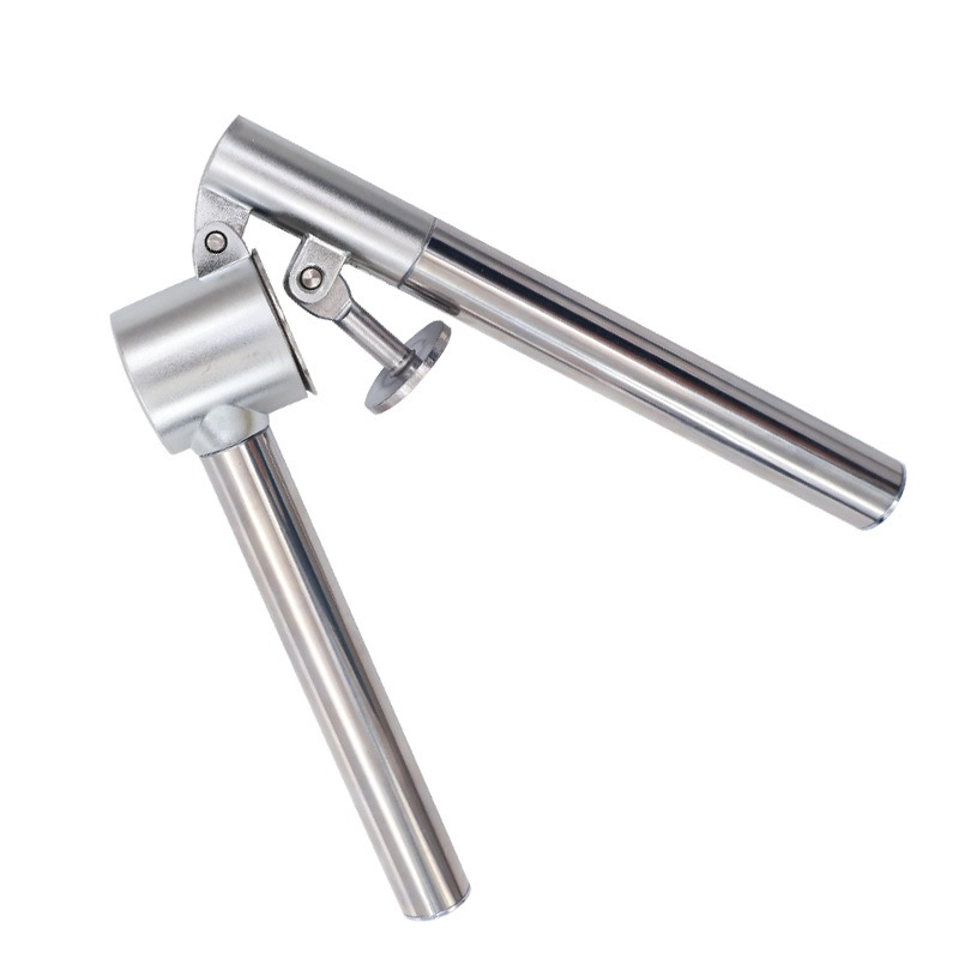 stainless steel garlic press rocker manual garlic mincer for easy kitchen prep