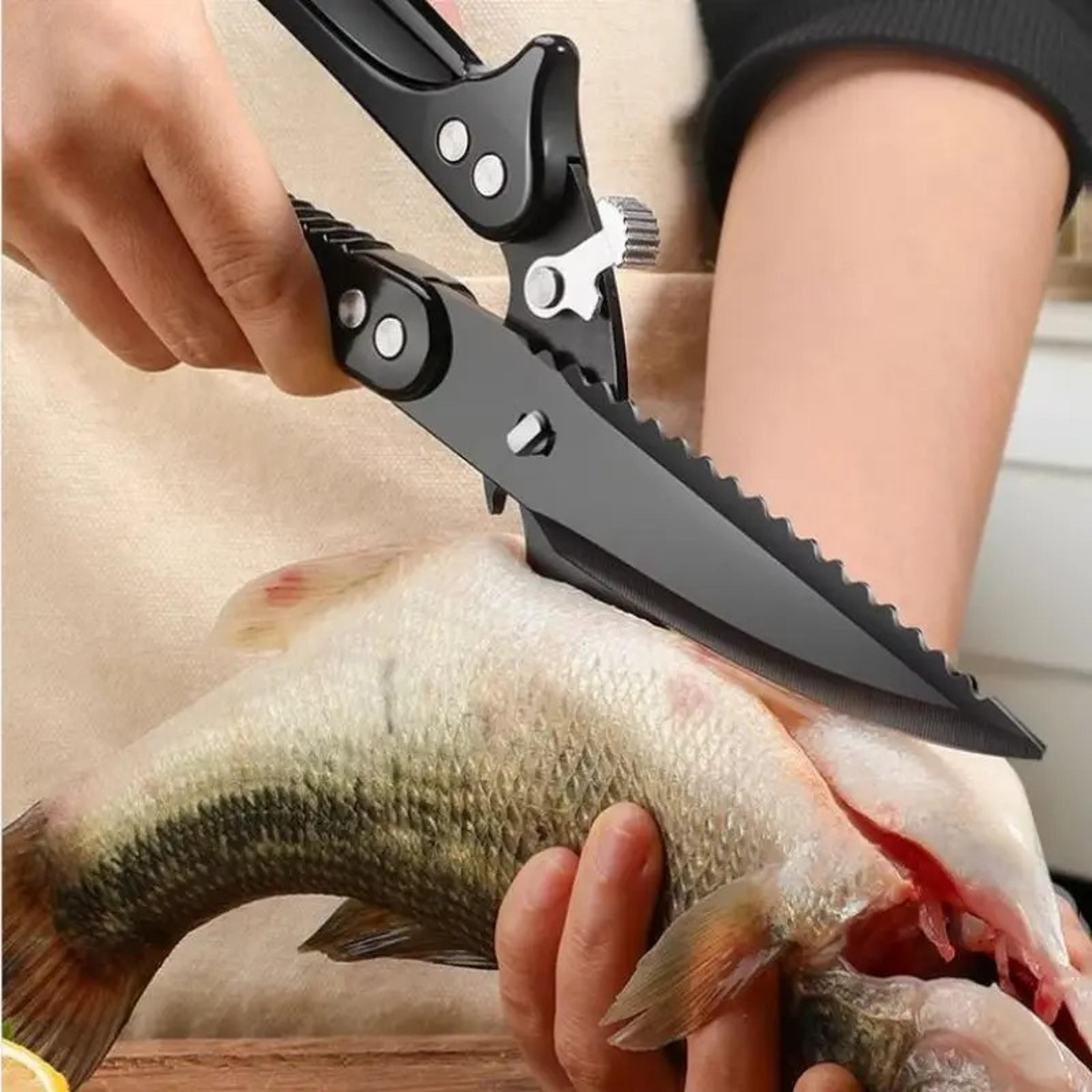 Black Titanium Poultry Shears Heavy Duty Stainless Steel Kitchen Scissors 1
