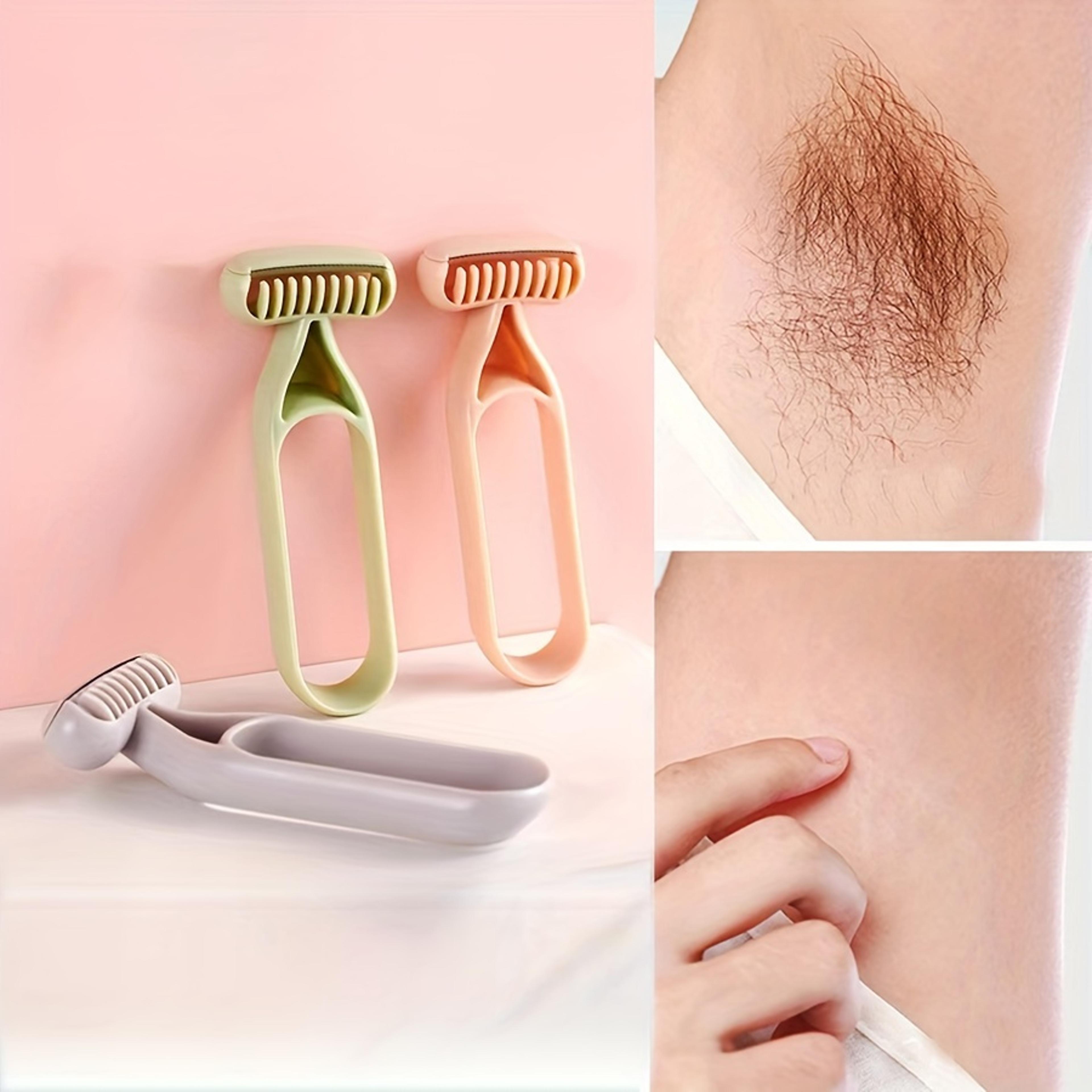 sensitive skin bikini trimmer manual hair trimmer for face underarm and body