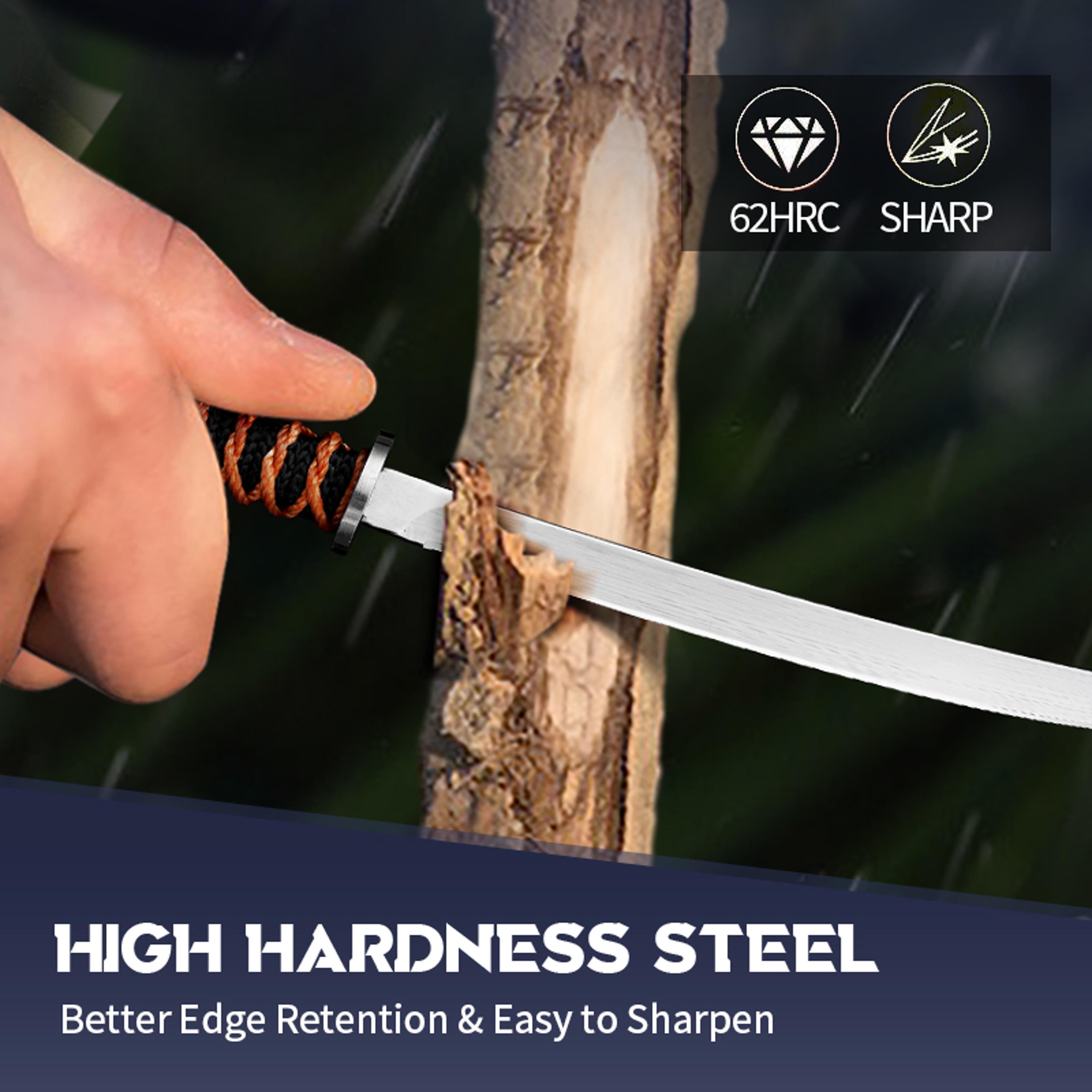 Mini Samurai Knife Fixed Blade EDC Katana Letter Opener Gift 4