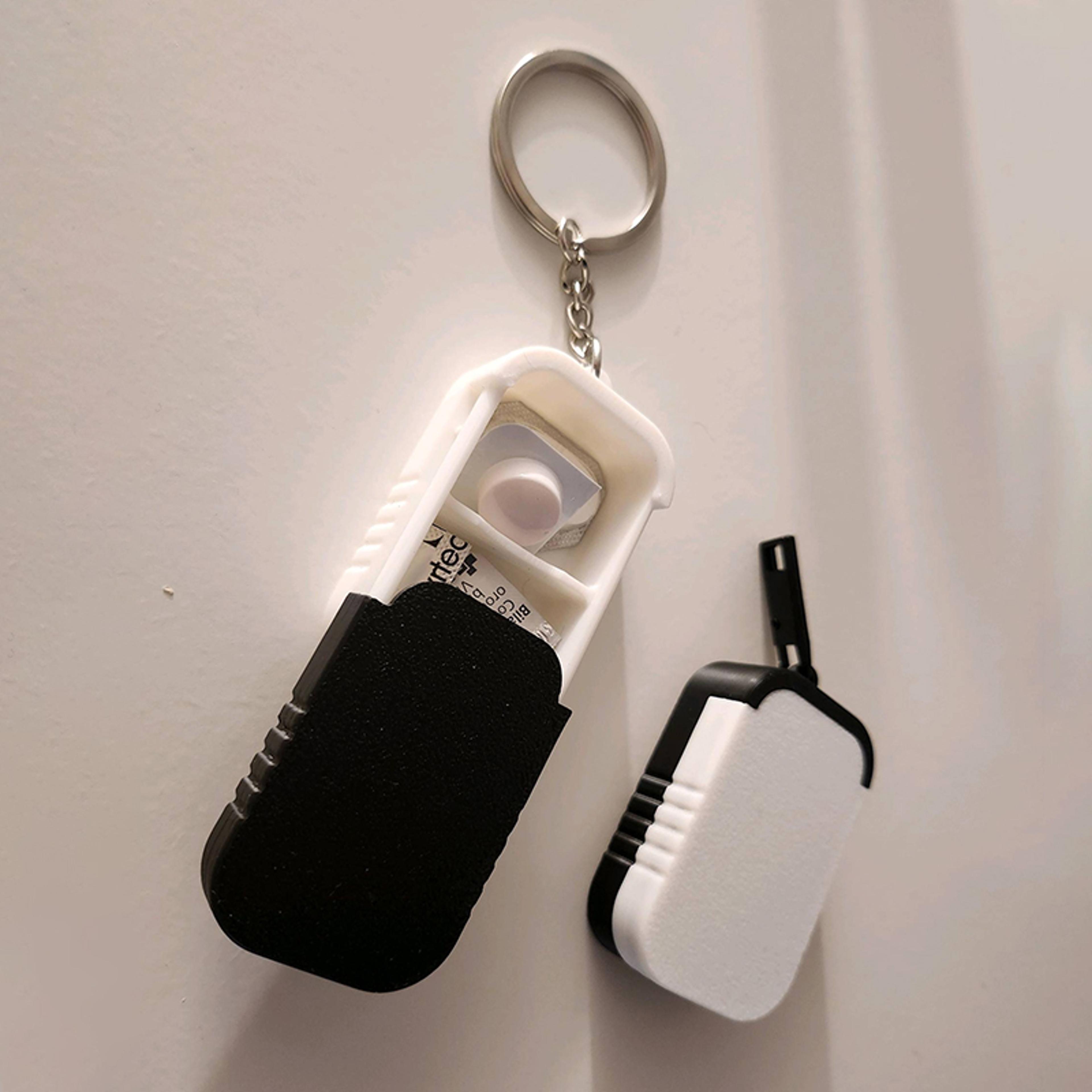 Portable Earplug Case Keychain Mini Pill Holder For Jewelry And Small Essentials 4