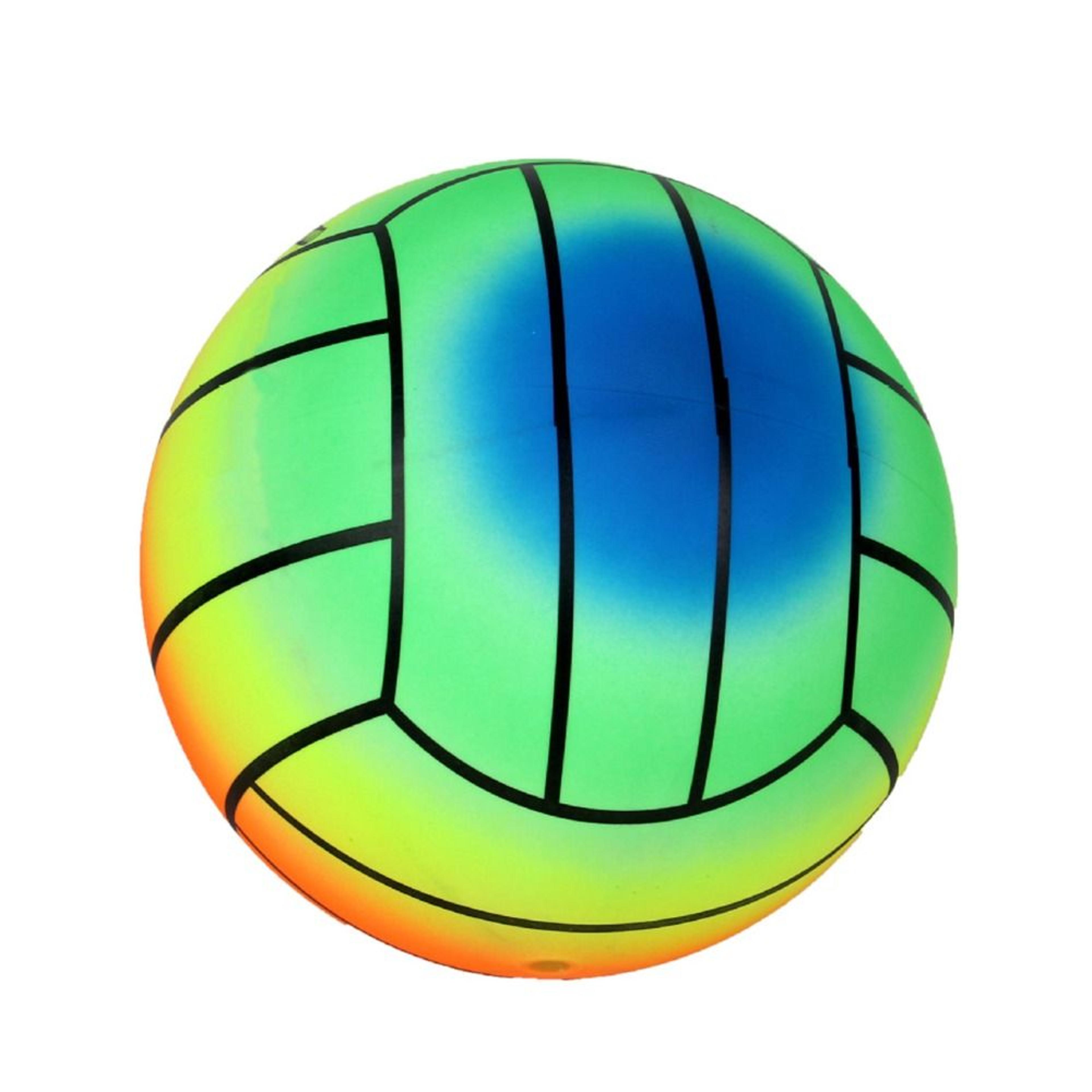 Rainbow Inflatable Beach Ball 22cm Thick PVC Pool And Beach Play Ball 4