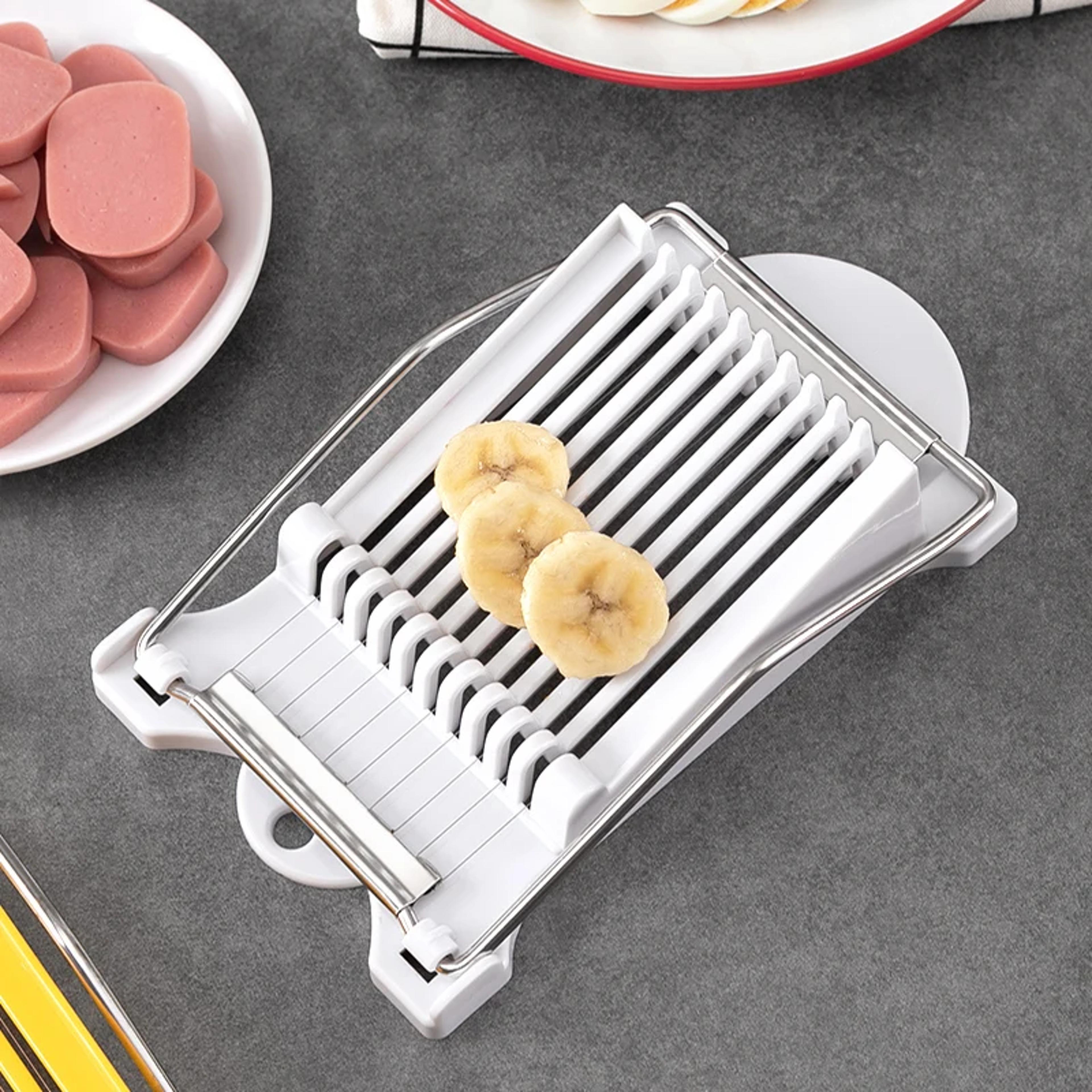 Multi Use Luncheon Meat Slicer And Egg Slicer For Cheese Fruit And Soft Foods 2