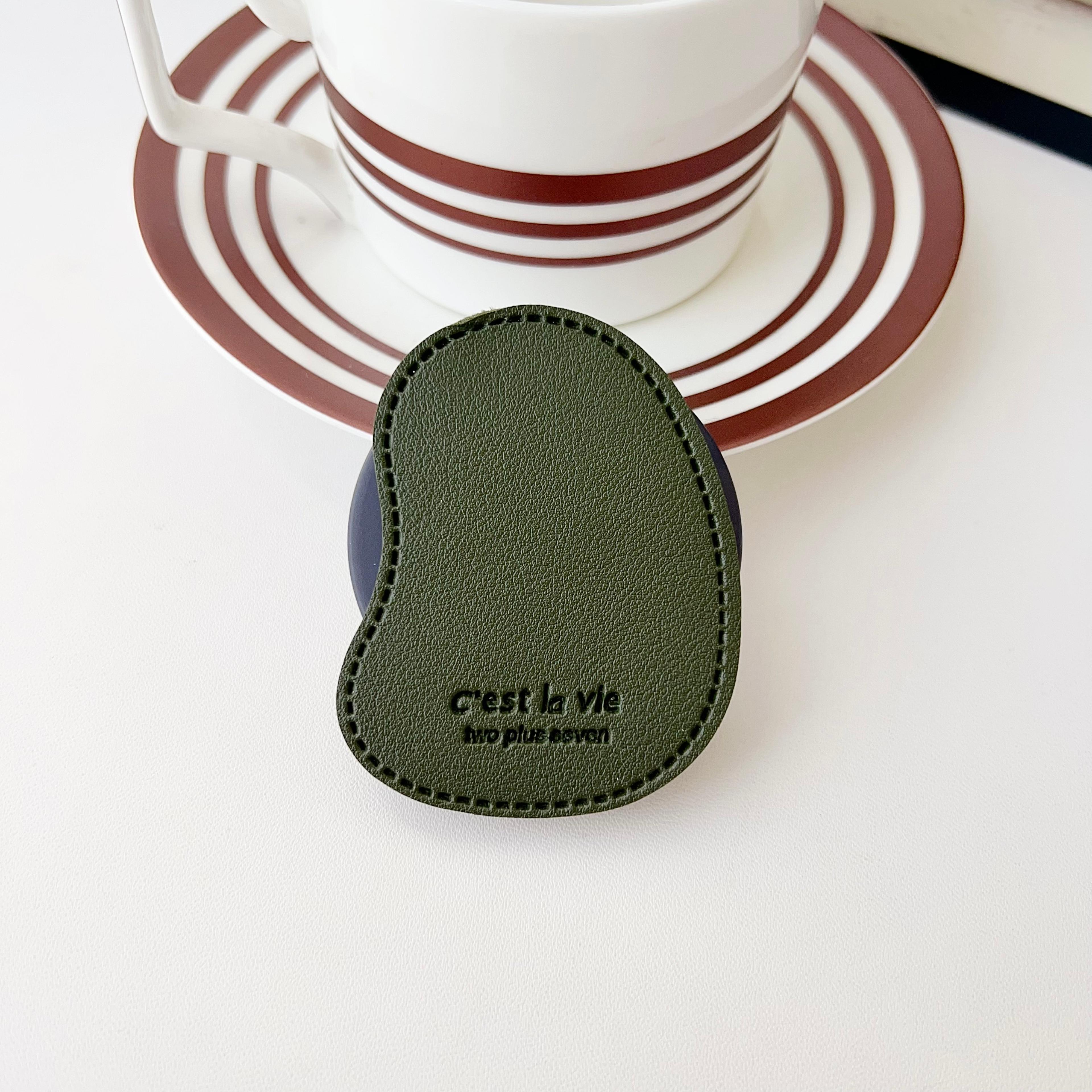 Cute Leather MagSafe Phone Grip Stand For Wireless Charging Holder 7