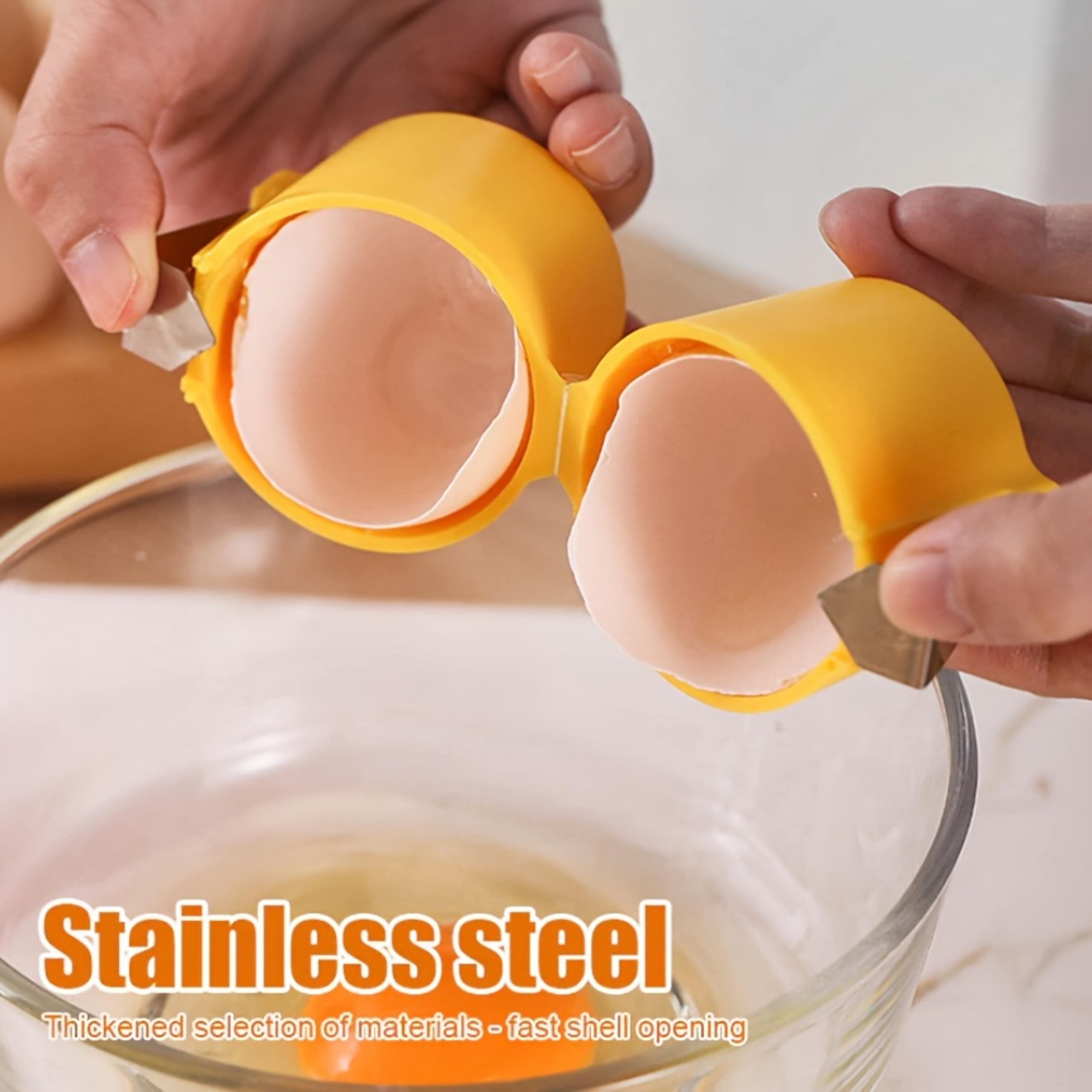 Egg Shell Opener And Stainless Steel Egg Separator Tool Set 2
