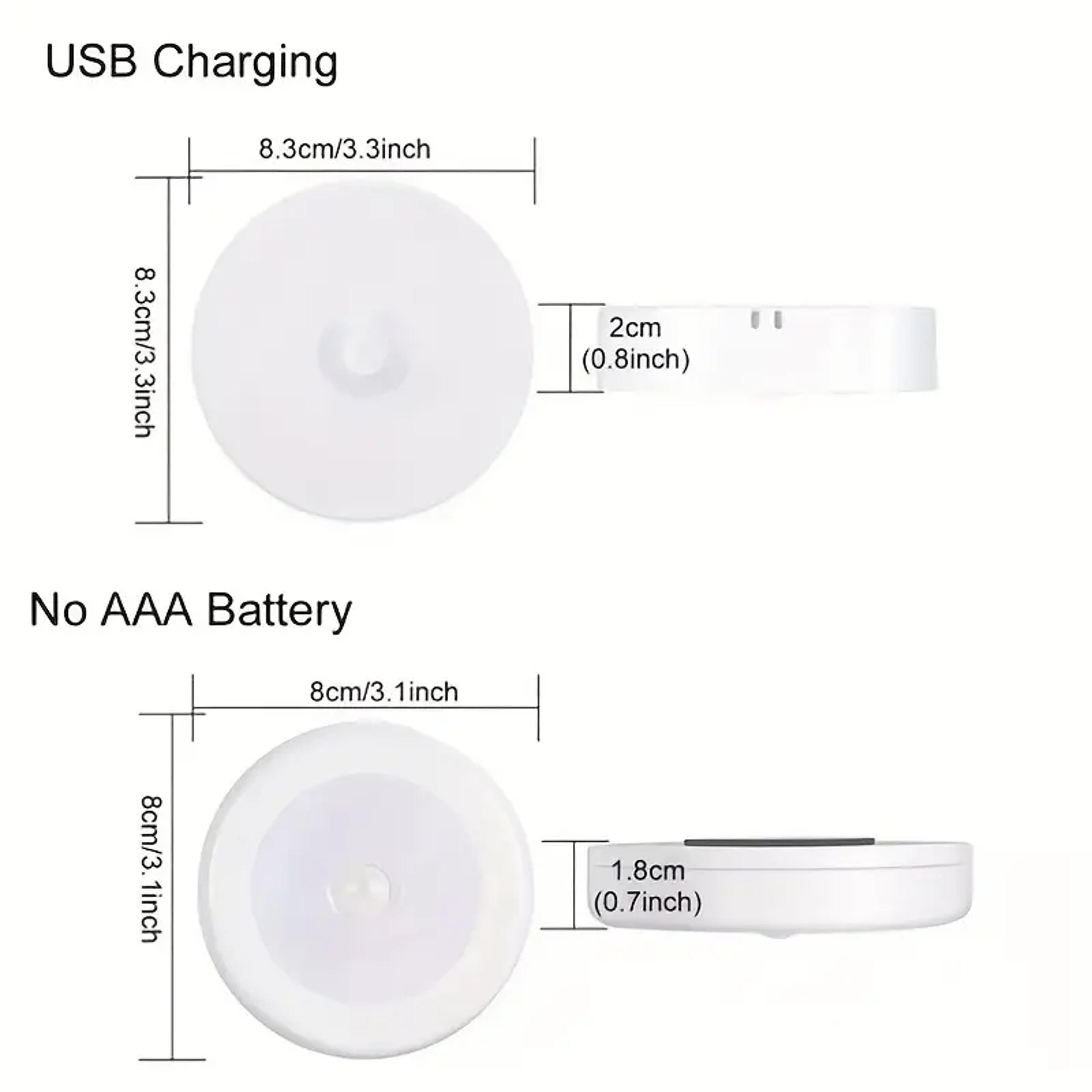 Motion Sensor Night Light Wireless LED Closet Light For Stairs Bedroom Hallway 1