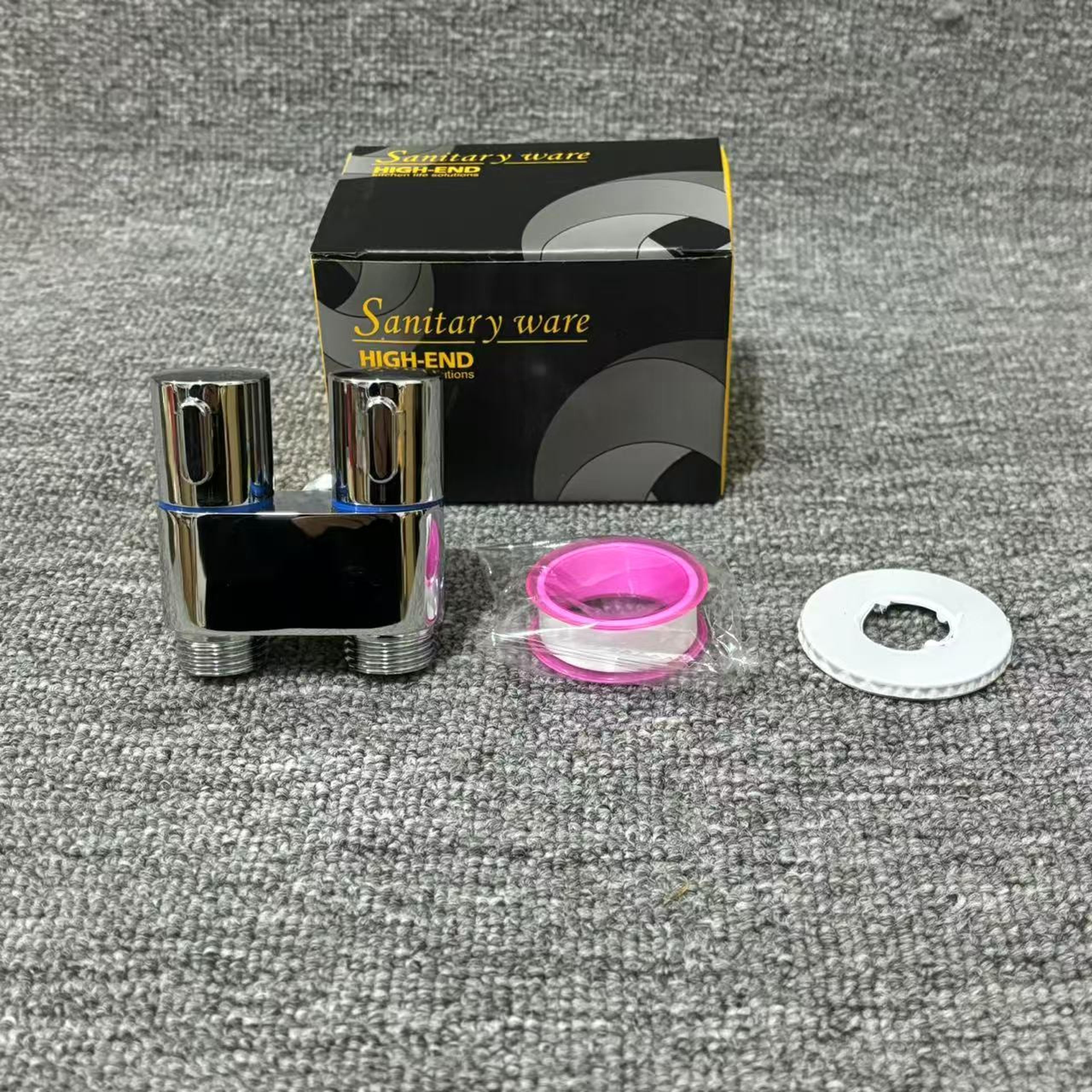 Dual Control Bidet Splitter Valve For Toilet And Washing Machine 3