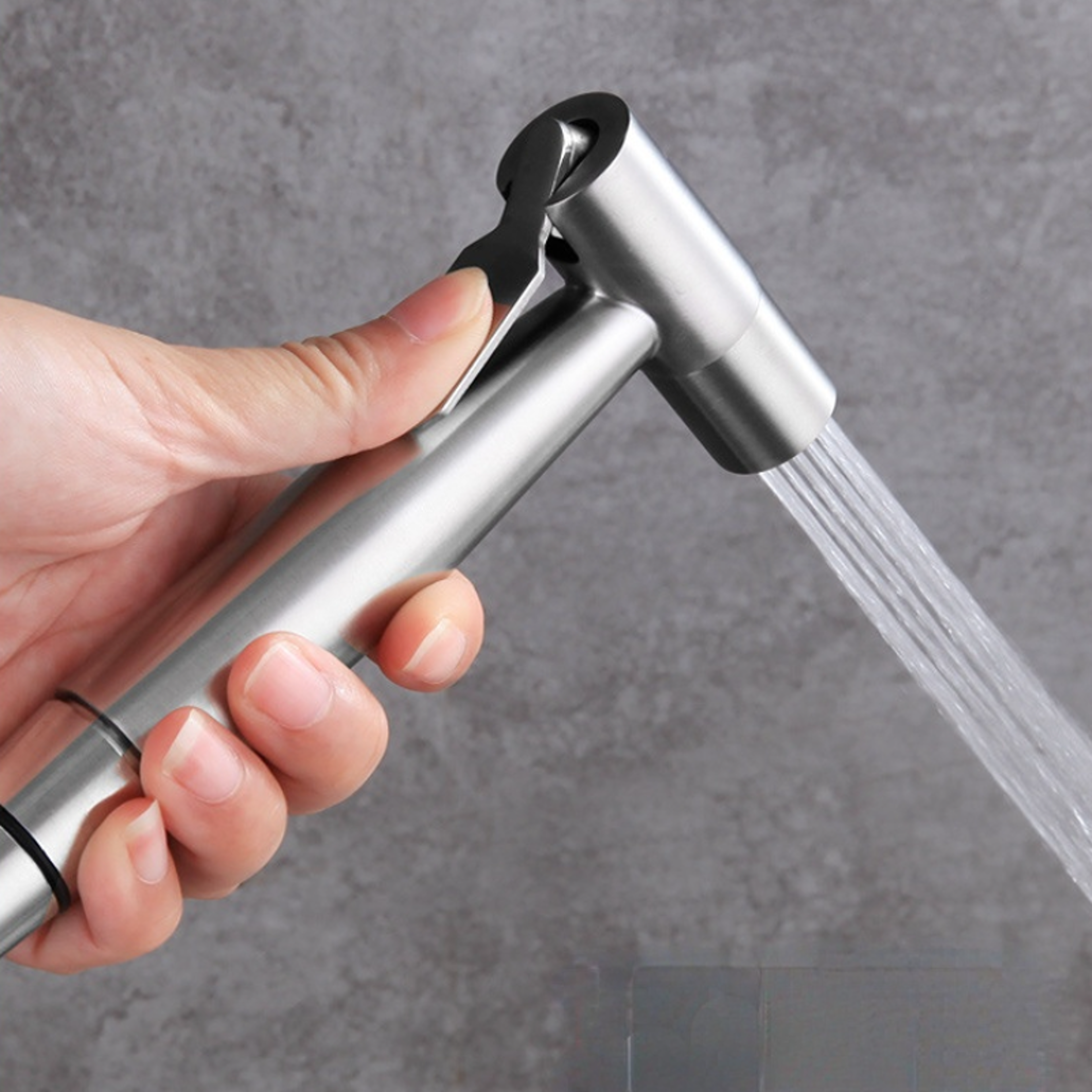 Stainless Steel Handheld Bidet Sprayer For Toilet With Adjustable Flow 3